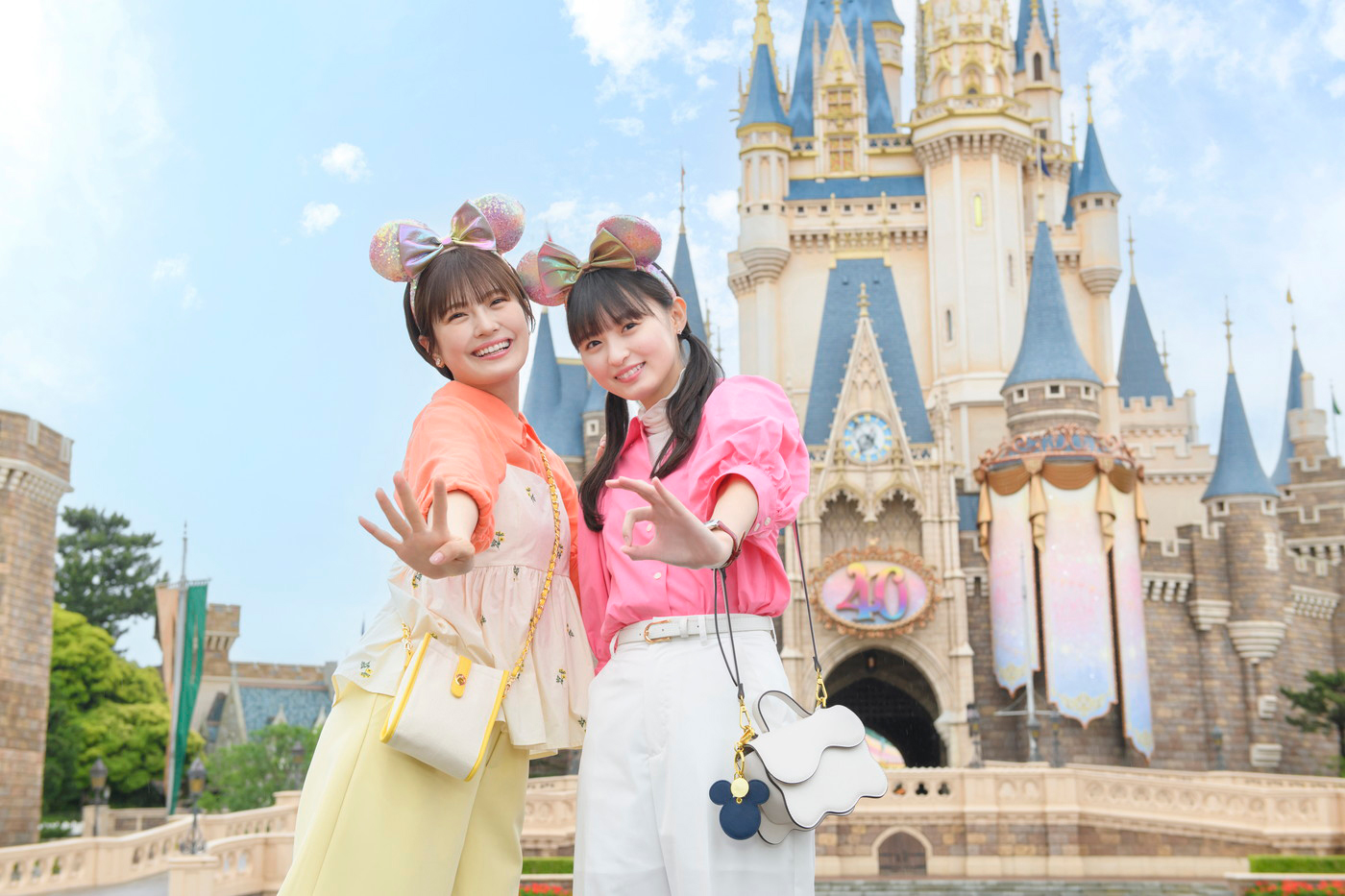 乃木坂46遠藤さくら＆清宮レイが、東京ディズニーリゾート(R)の40周年