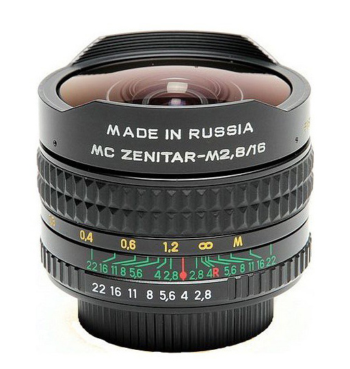 The Fish List • Zenit MC-Zenitar-M/K/N 2.8/16mm Fisheye