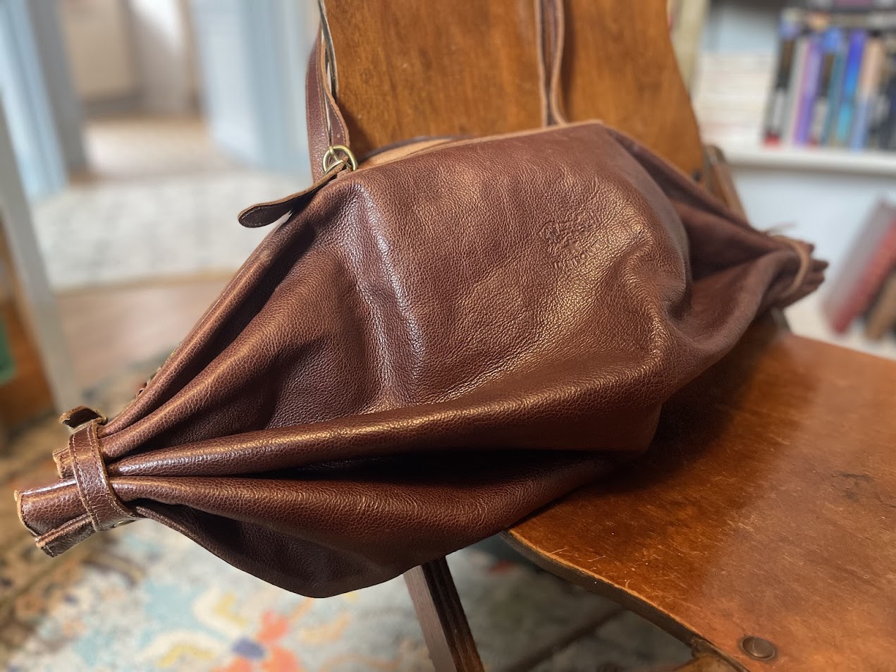 Vintage Il Bisonte Caramello Bag Leather XL – The French Antique Store