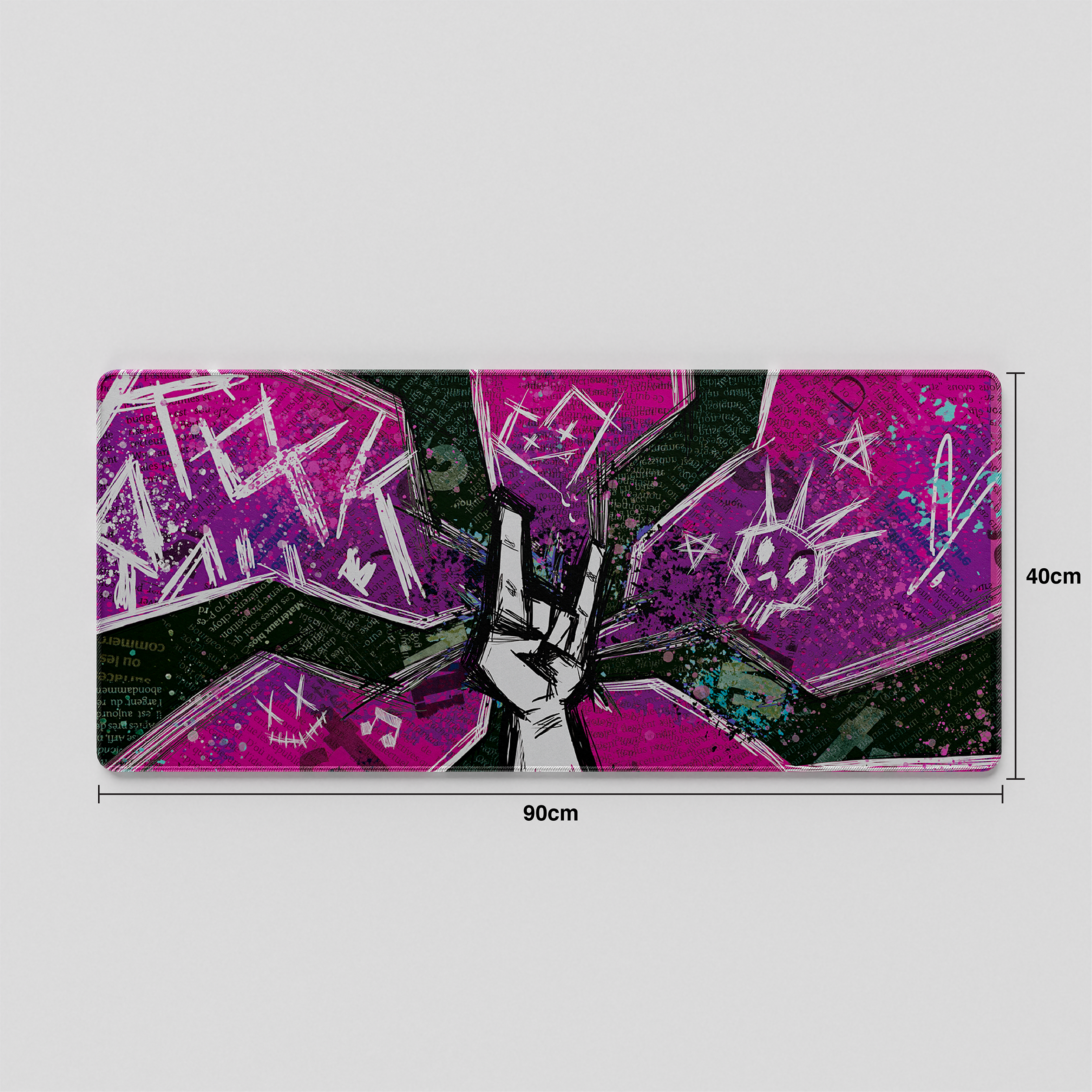 Thekapco x Atokai | The Punky Street Deskmat / Wristrest
