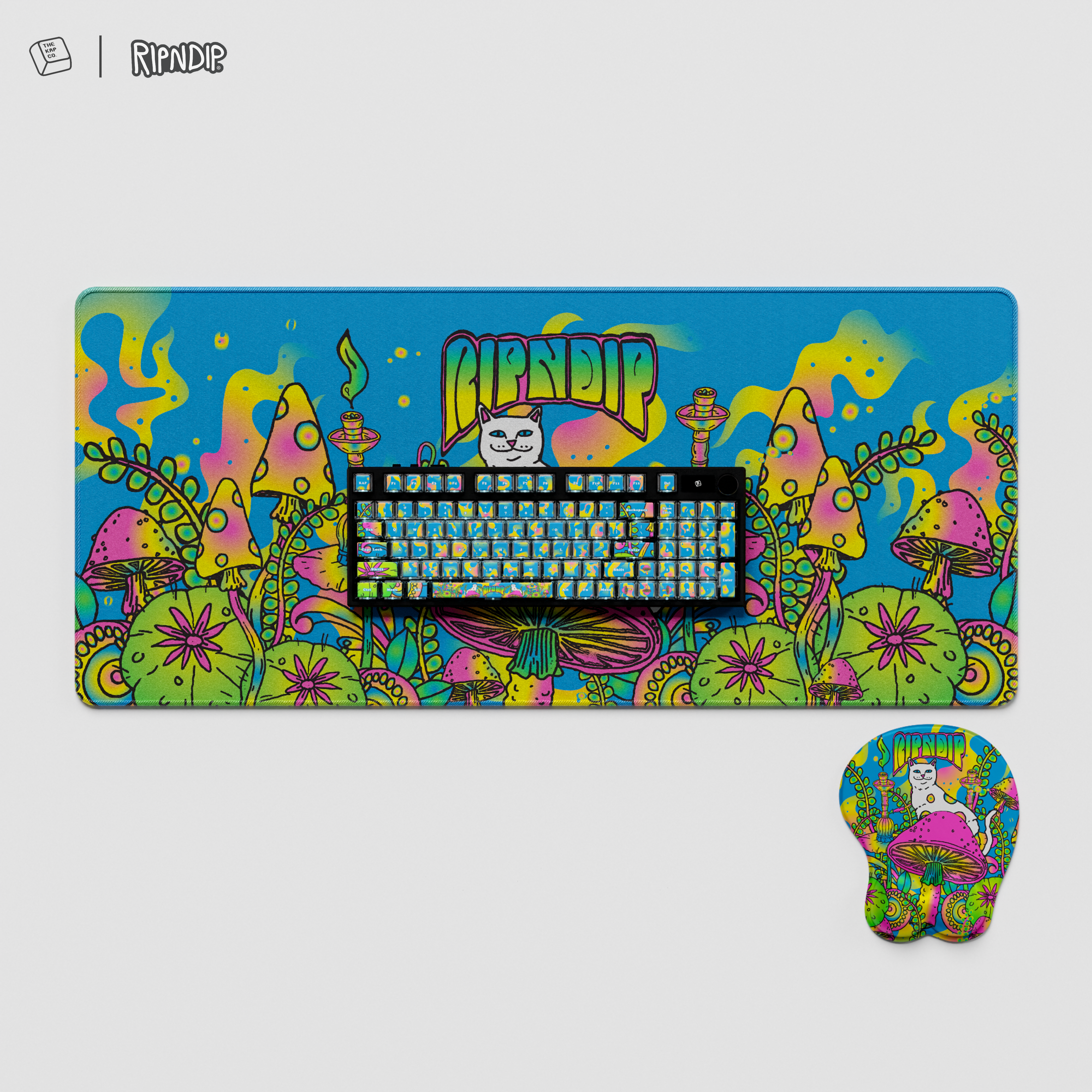 Thekapco x RipnDip | Psychedelic Keycaps