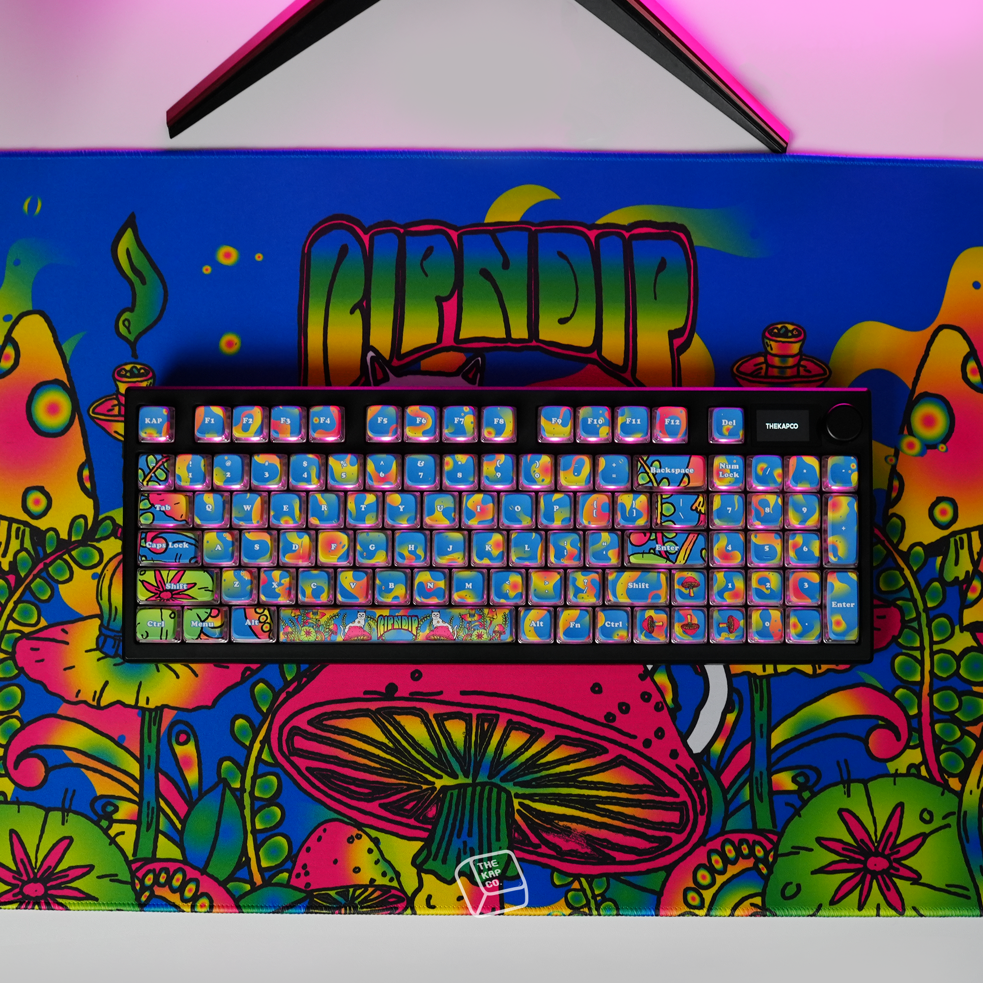 Thekapco x RipnDip | Psychedelic Keycaps