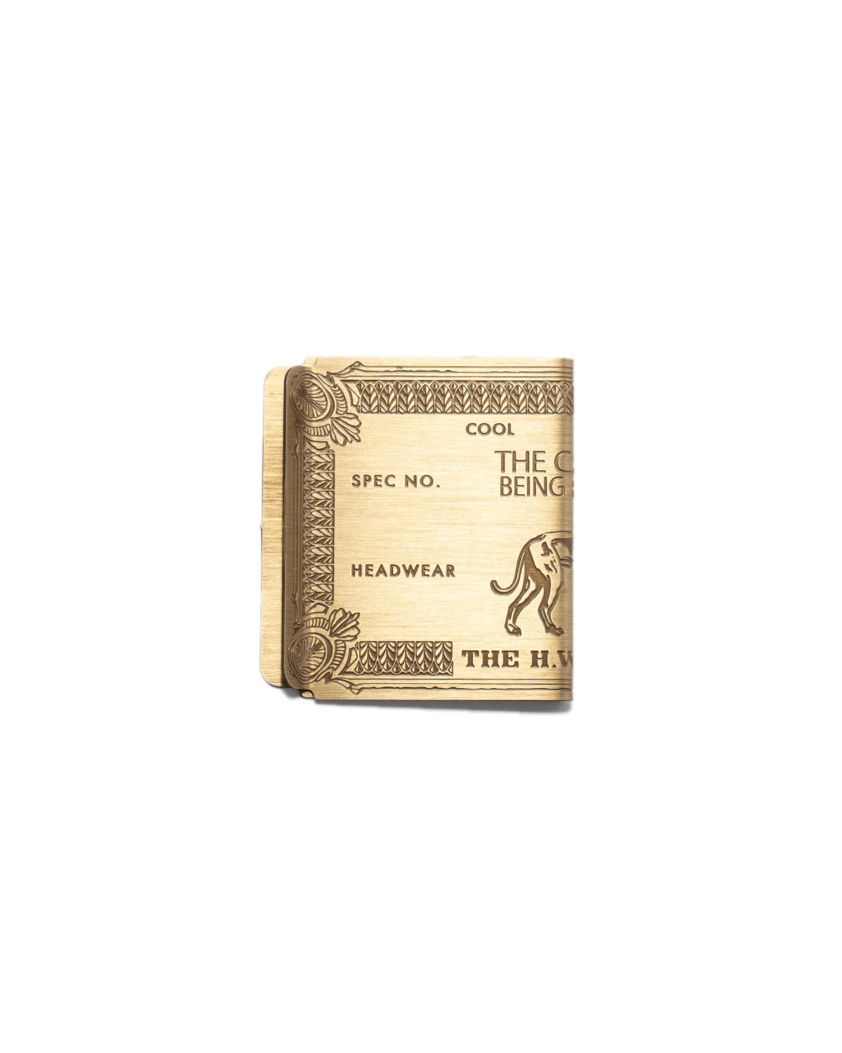 MONEY CLIP - Brass – THE H.W.DOG&CO.