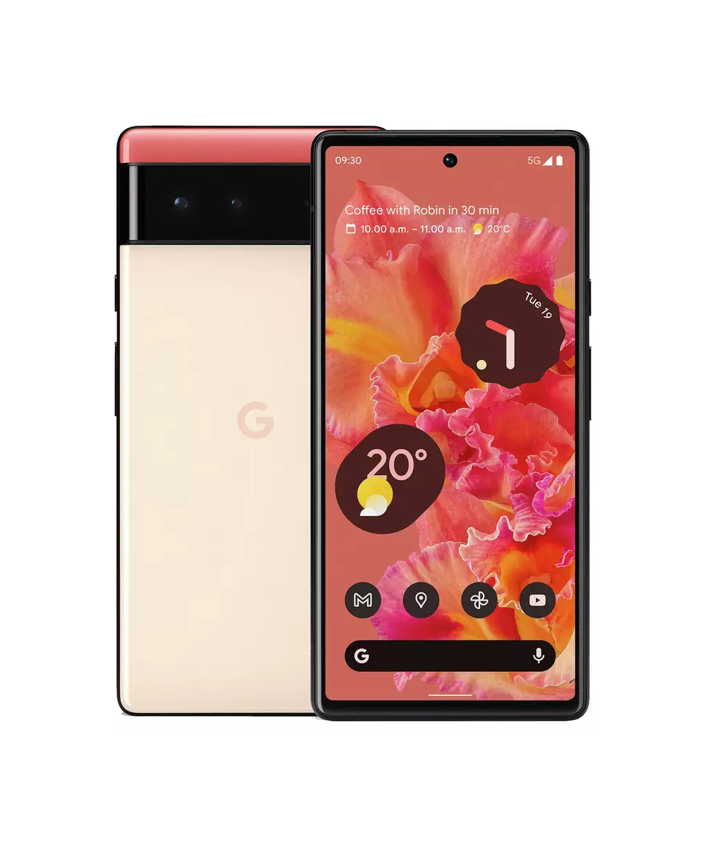 Google Pixel 6 128GB - Kinda Coral - Grade A - The iOutlet