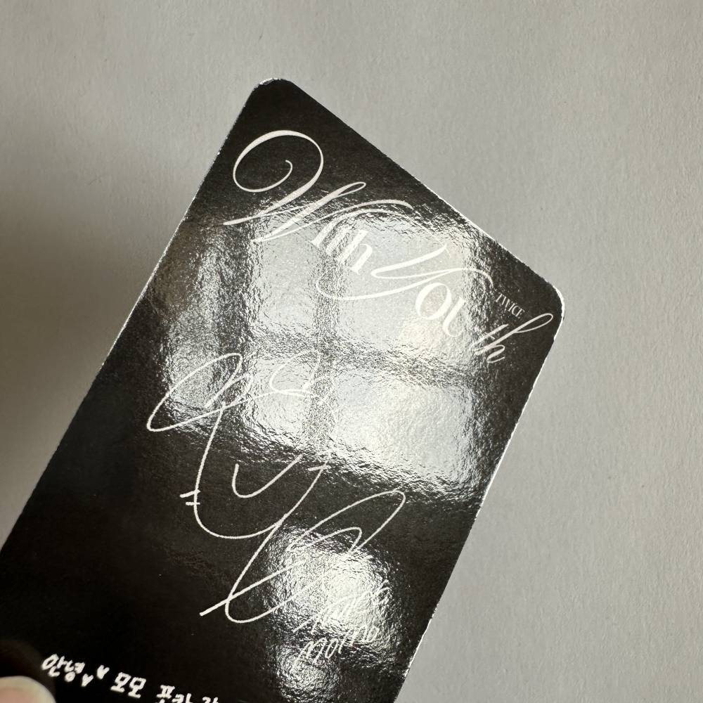 TWICE 13TH MINI ALBUM 'WITH YOU-TH' PHOTOCARD - MOMO (V2)