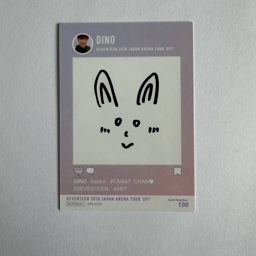 SEVENTEEN 2018 JAPAN ARENA TOUR 'SVT' TRADING CARD SET - DINO