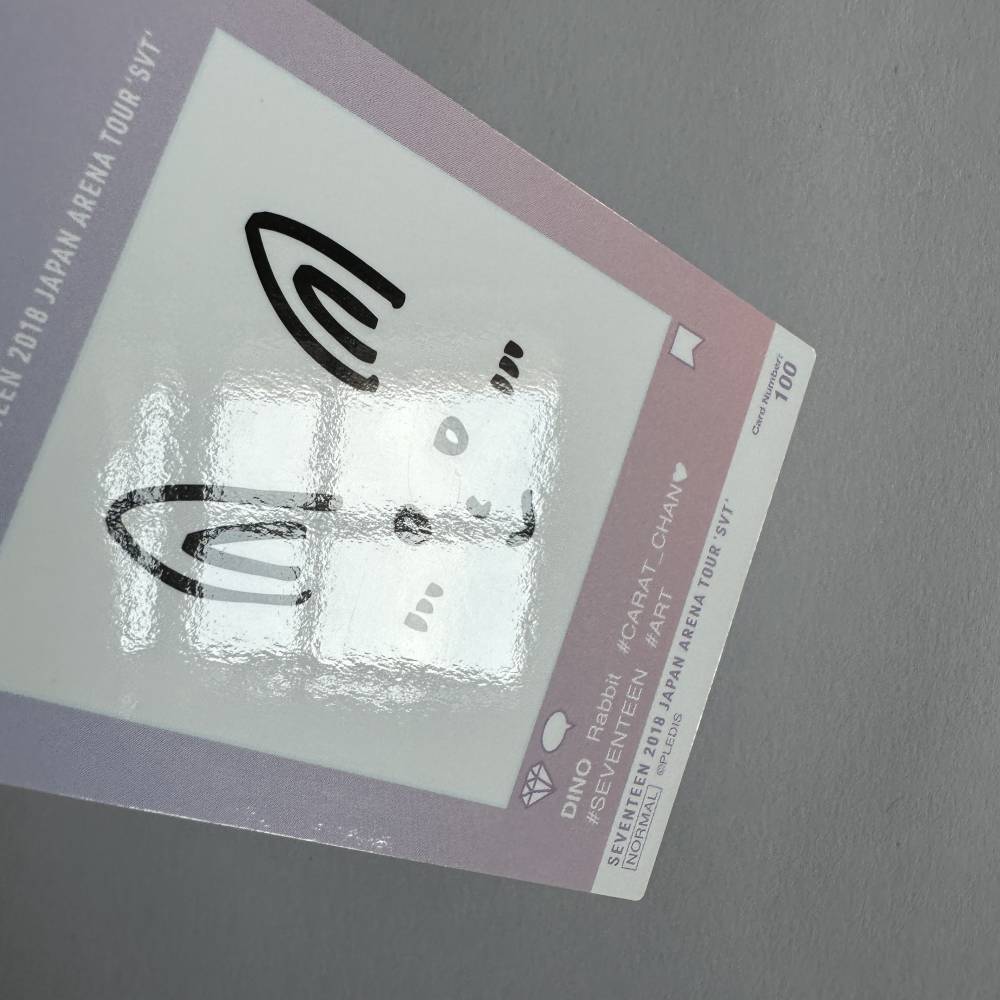 SEVENTEEN 2018 JAPAN ARENA TOUR 'SVT' TRADING CARD SET - DINO