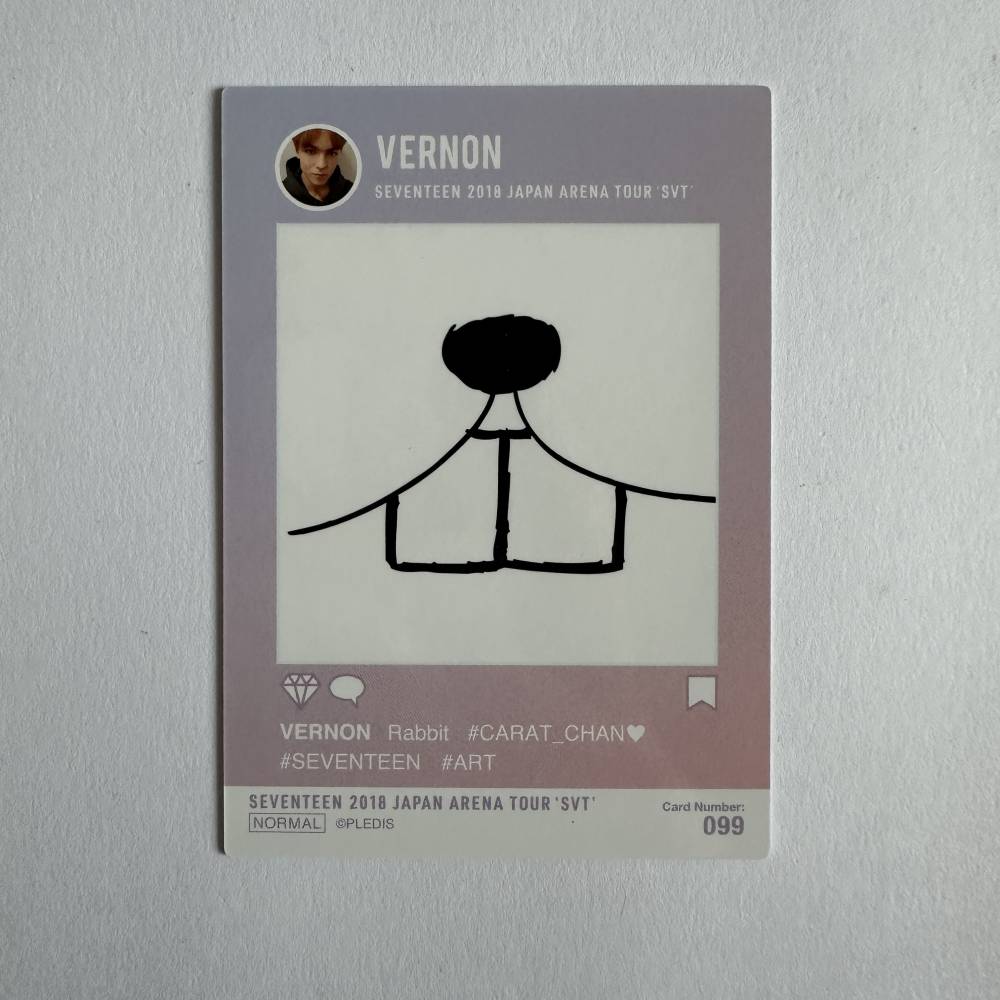 SEVENTEEN 2018 JAPAN ARENA TOUR 'SVT' TRADING CARD SET - VERNON