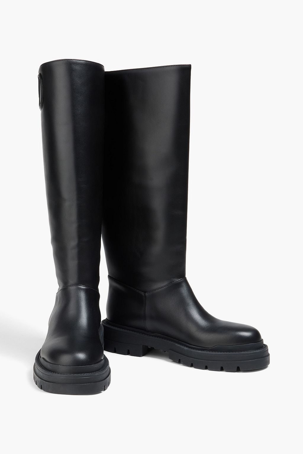 VALENTINO GARAVANI VLOGO スエード ロングブーツ | THE OUTNET