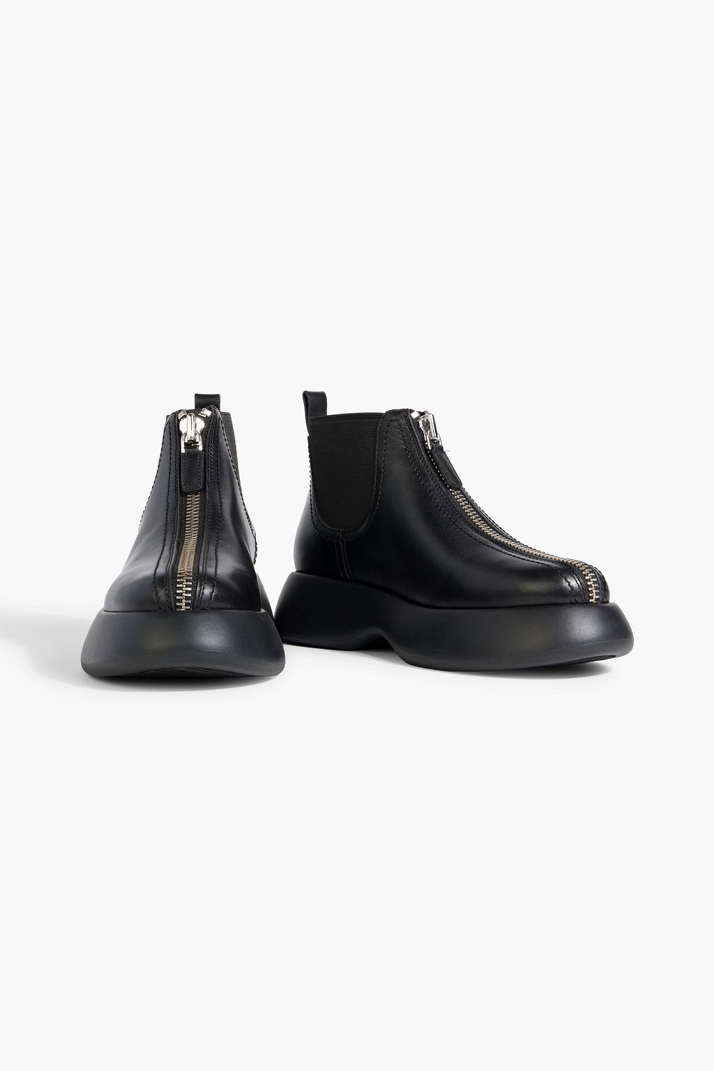 3.1 PHILLIP LIM Mercer leather platform ankle boots | THE OUTNET
