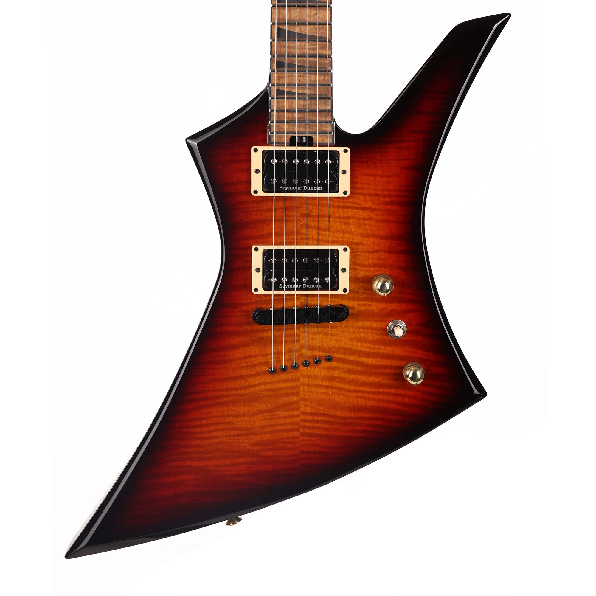 Jackson Custom Shop Kelly Flame Top 3-Tone Sunburst | The Music Zoo