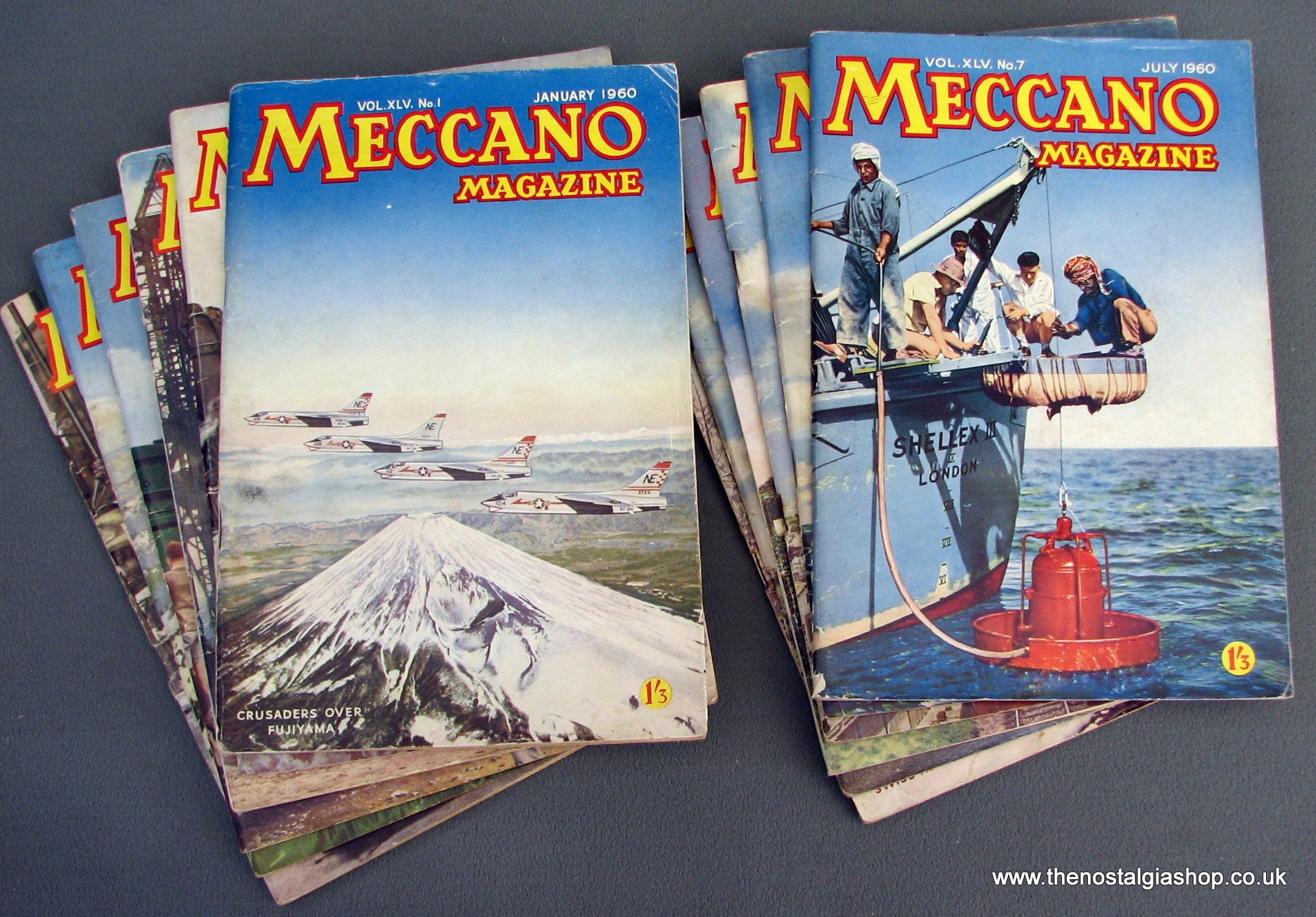 Meccano Magazines 1960. Full year 12 issues. – The Nostalgia Shop