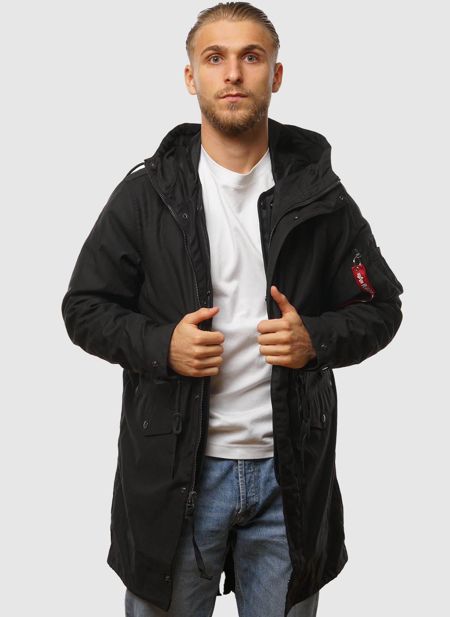 M-51 Fishtail Back Print (2in1) Field Jacket - Black – The Smart