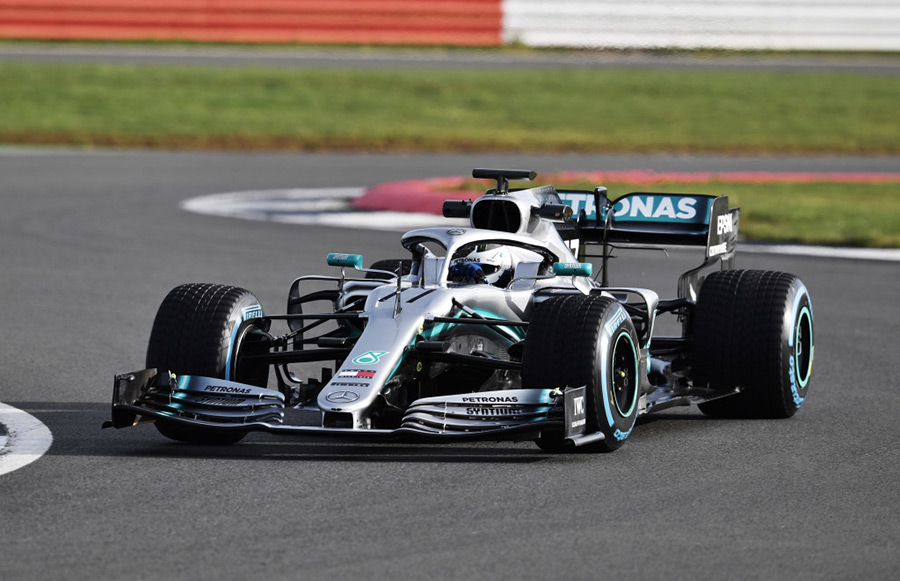 Mercedes-AMG Petronas Motorsport's 2019 F1 Racer Hits the Track in