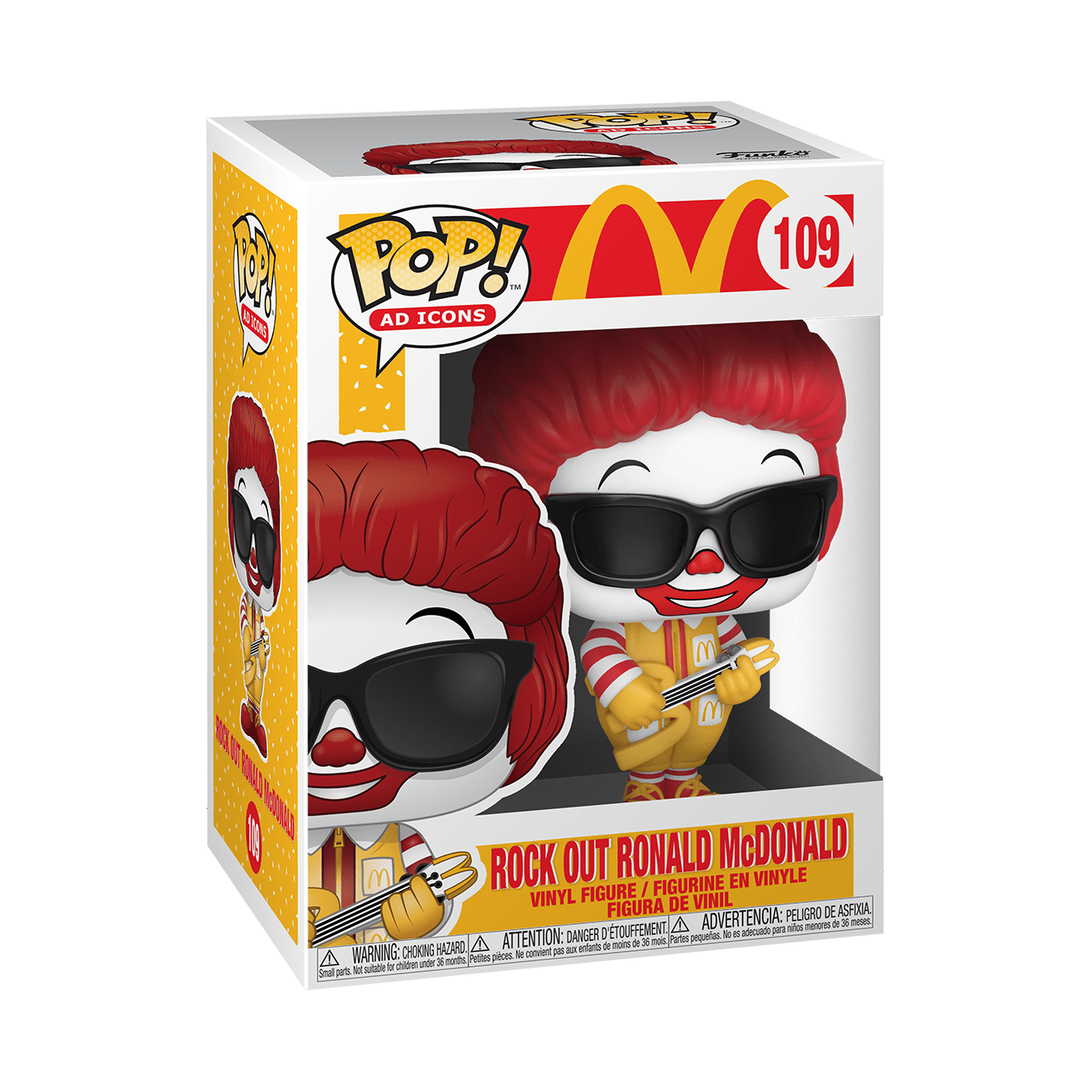 McDonald's Rock Out Ronald Funko Pop! #109 - The Pop Central