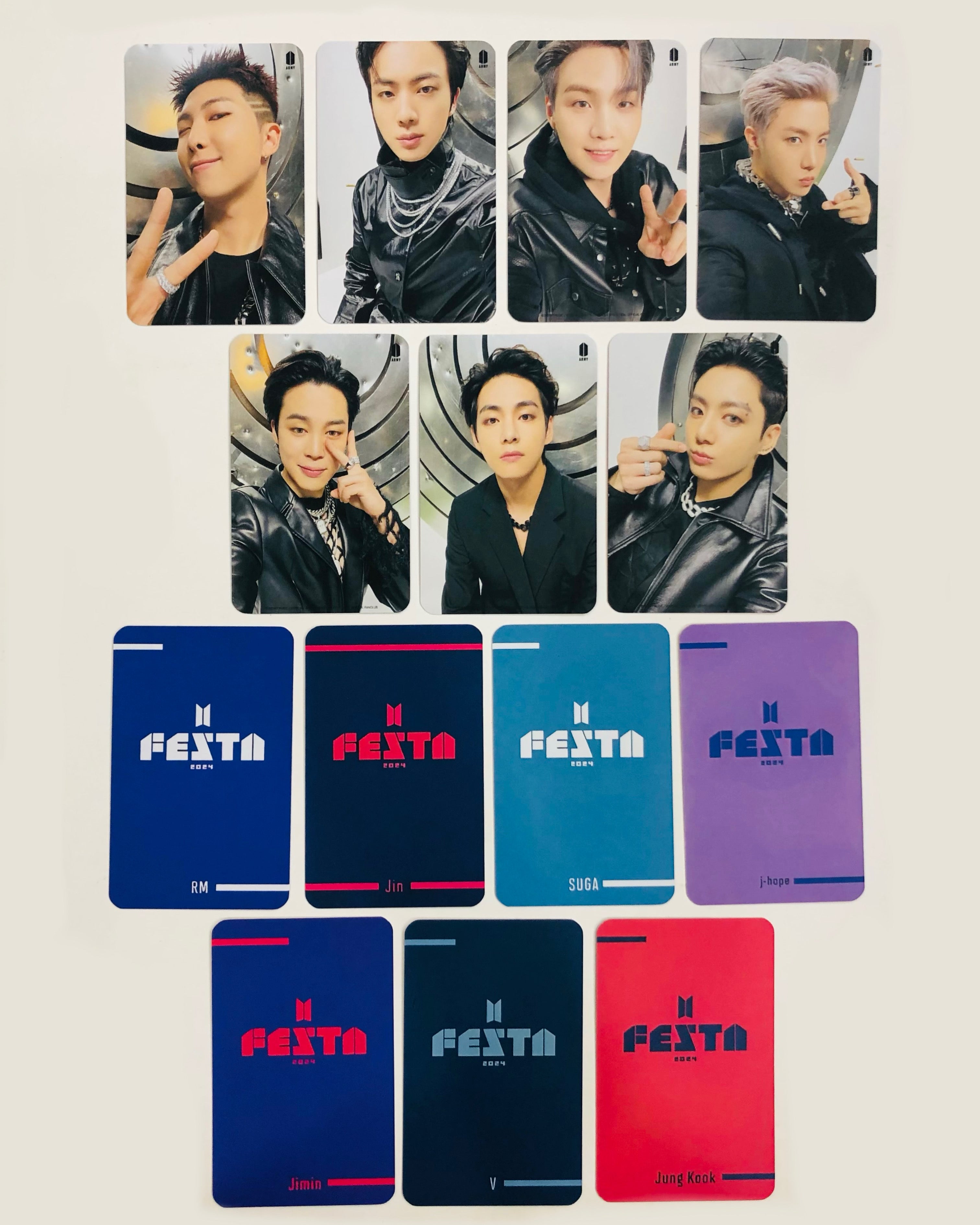 BTS Festa 2024 Double sided photocards (7 pcs) – thepenguinpal