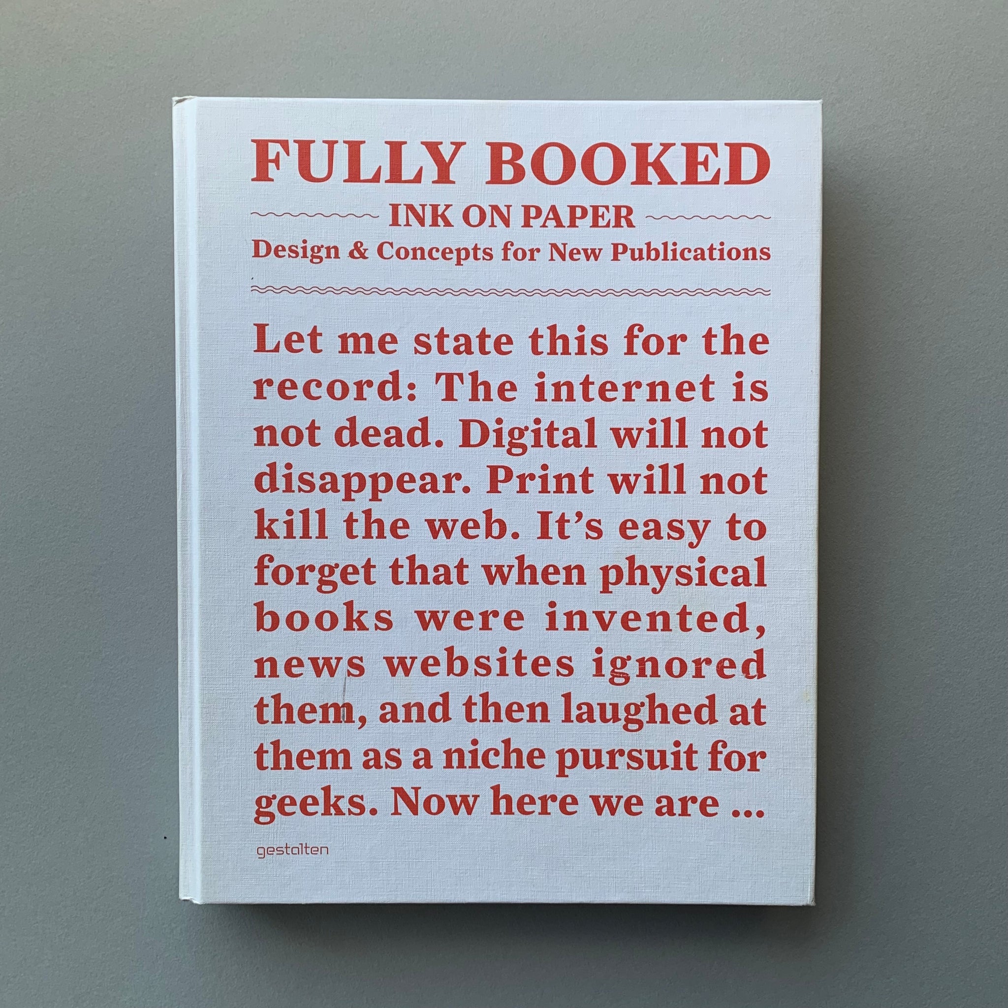 Fully Booked: Ink on Paper - Design & Concepts for New