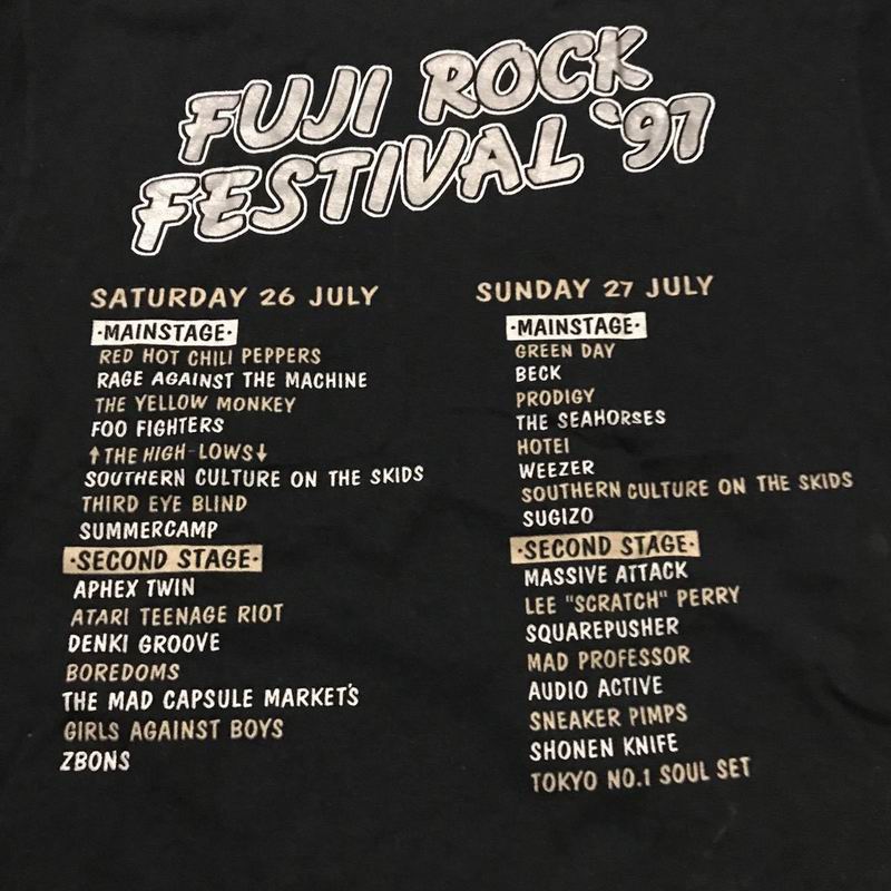 1997.07.27 - Fuji Rock Festival, Narusawa, Japan (cancelled) - The