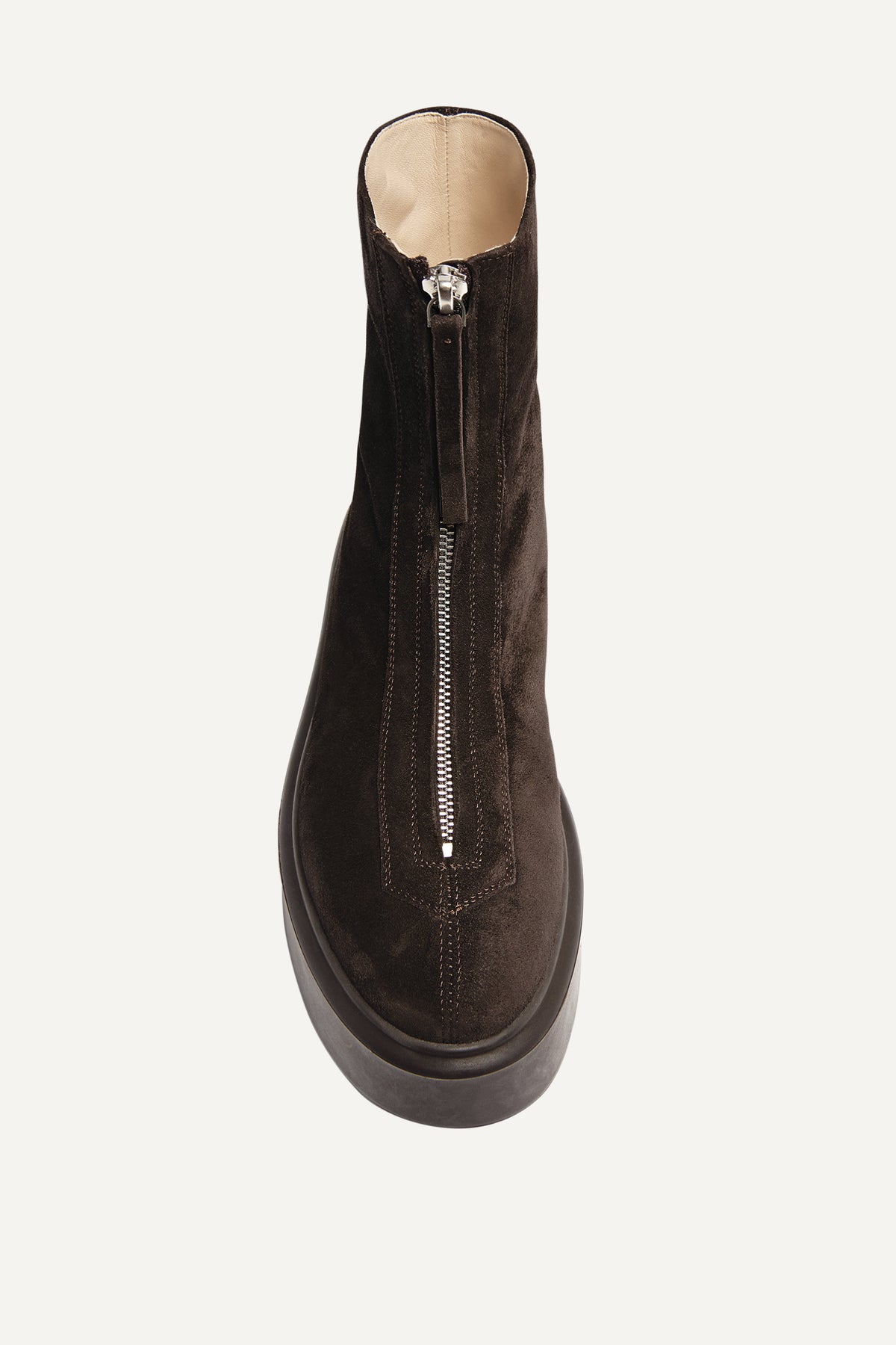 Zipped Boot I Brown – The Row