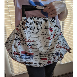 Chanel Vintage Velour Camellia Handle Bag - TheRelux.com