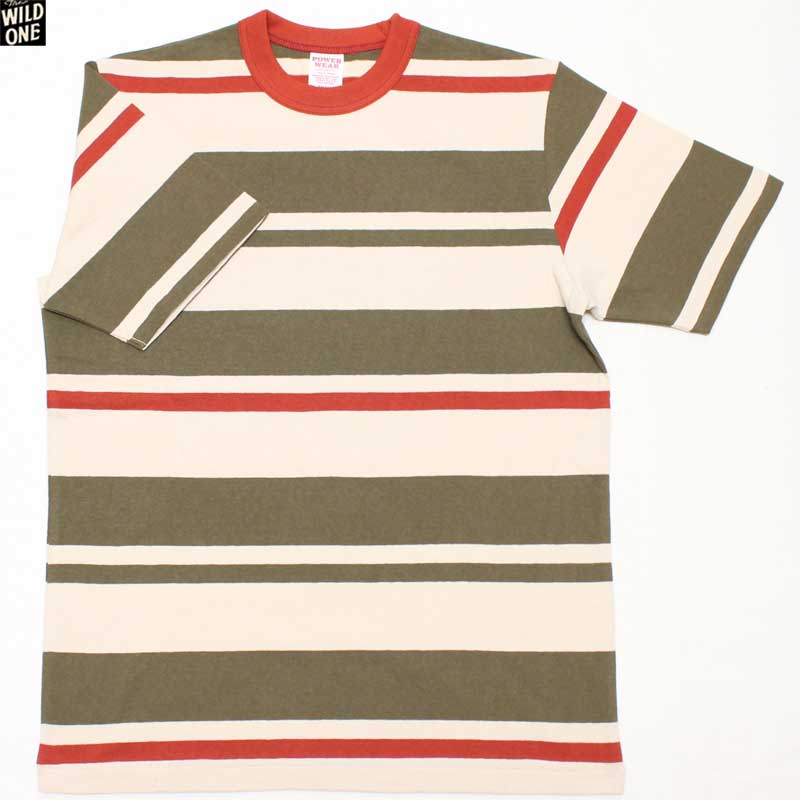 フリーホイーラーズ 【ランダムストライプ（ボーダー）半袖Tシャツ