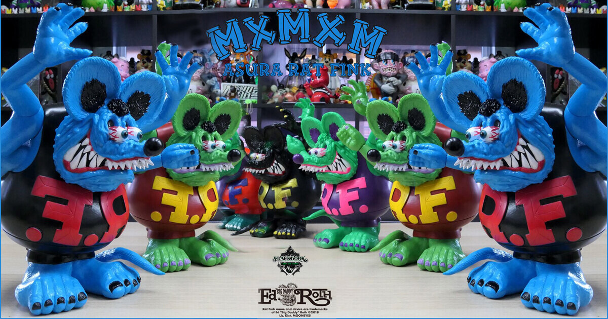 Asura Rat Fink BL Edition by Magical Mosh Misfits x BlackBook Toy
