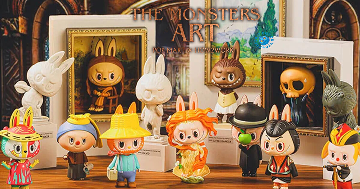 The monsters Art Labubu Blind Box Series by Kasing Lung x How2work