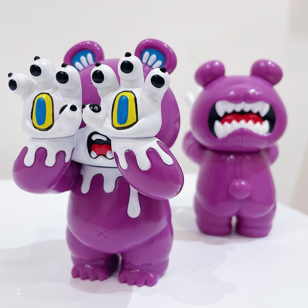 ZOO BEAR Grape Box Day Gallery EXCLUSIVE by Grape Brain x Zoo Toys