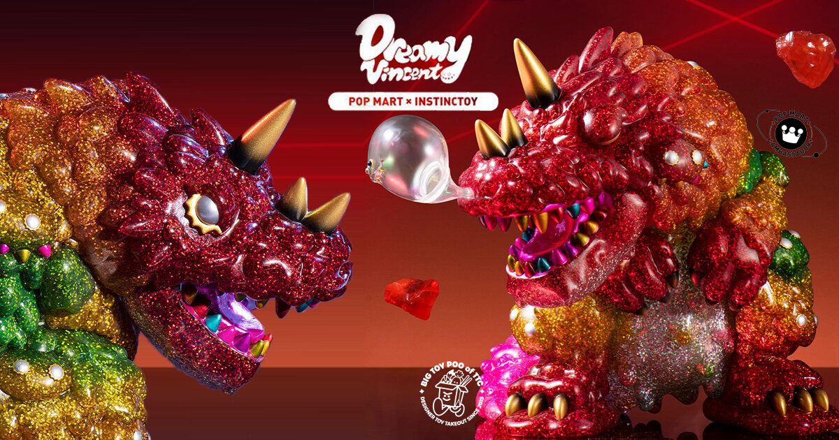 POP MART x INSTINCTOY Dreamy Vincent Rainbow Glitter Edition - The