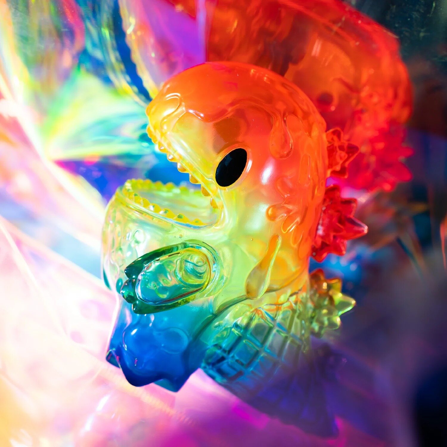 RAINBOW ICE CREAM LITTLE DINO By Ziqi Monster Little x Unbox