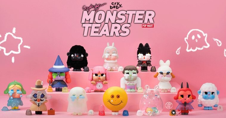 POP MART x Molly Yllom of Molly's Factory CRYBABY Monster Tears