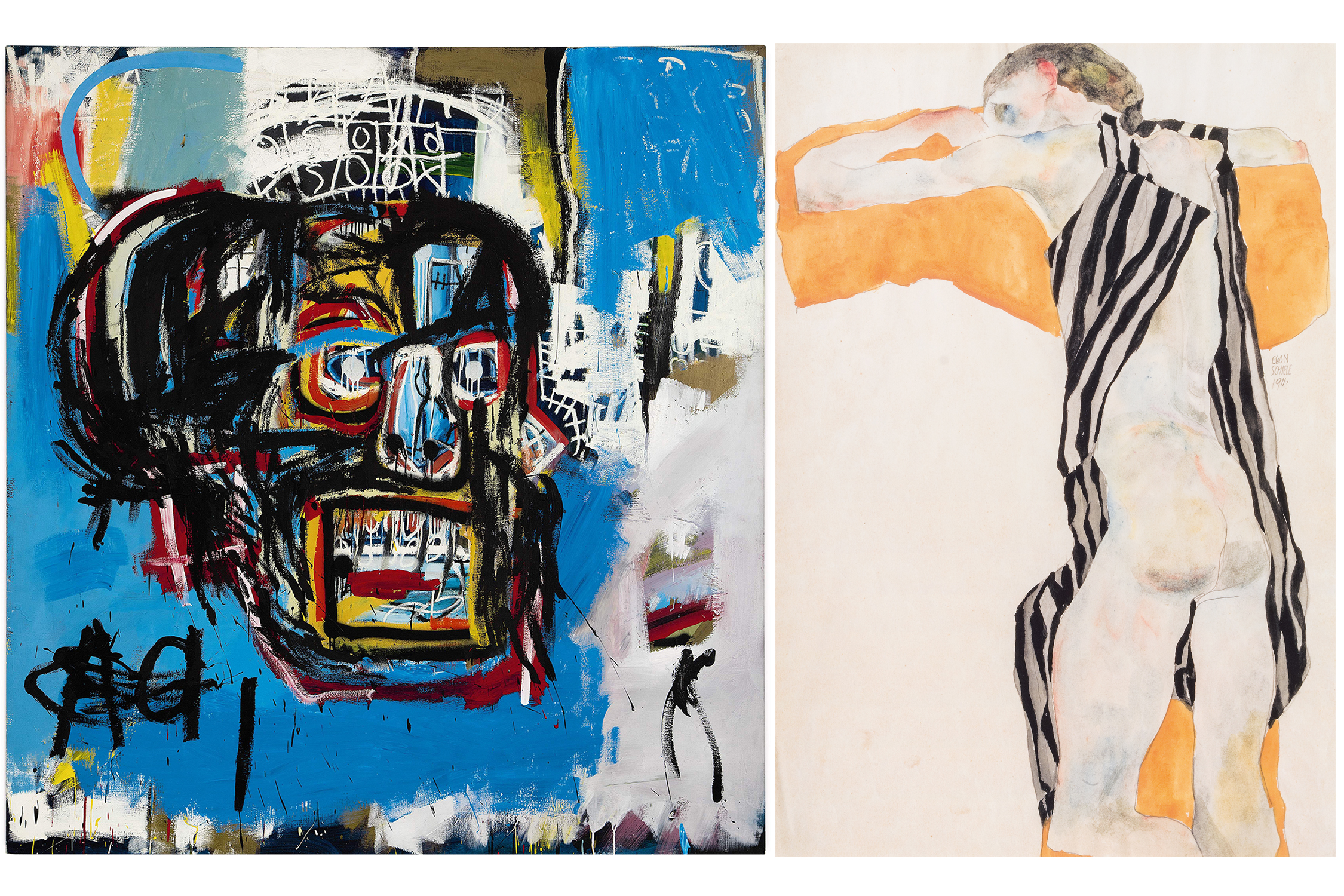 Art: Jean-Michel Basquiat and Egon Schiele, Fondation Louis