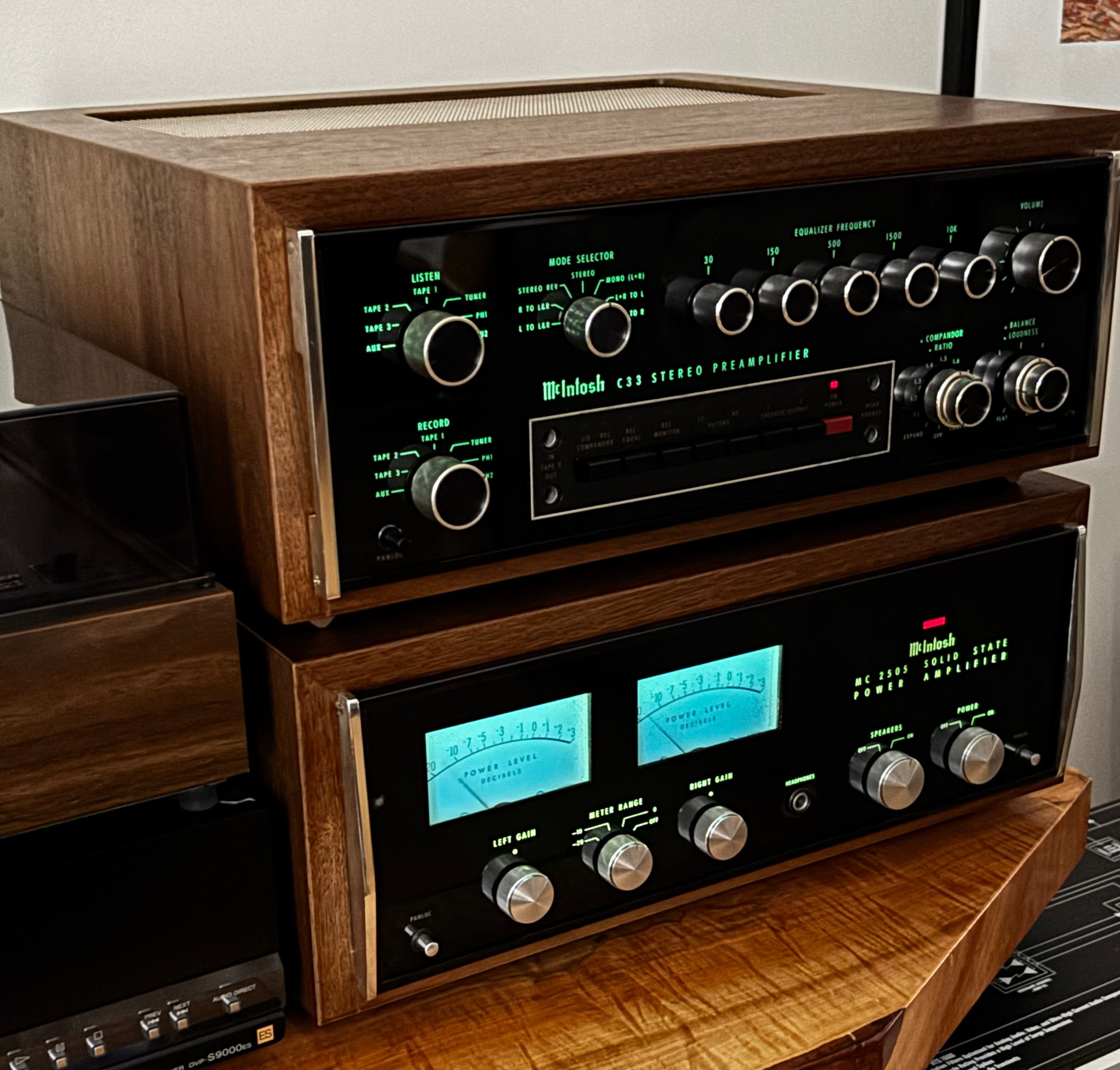 McIntosh Hardwood case L12 replica for C22, C24, C26 C27, C28, C29