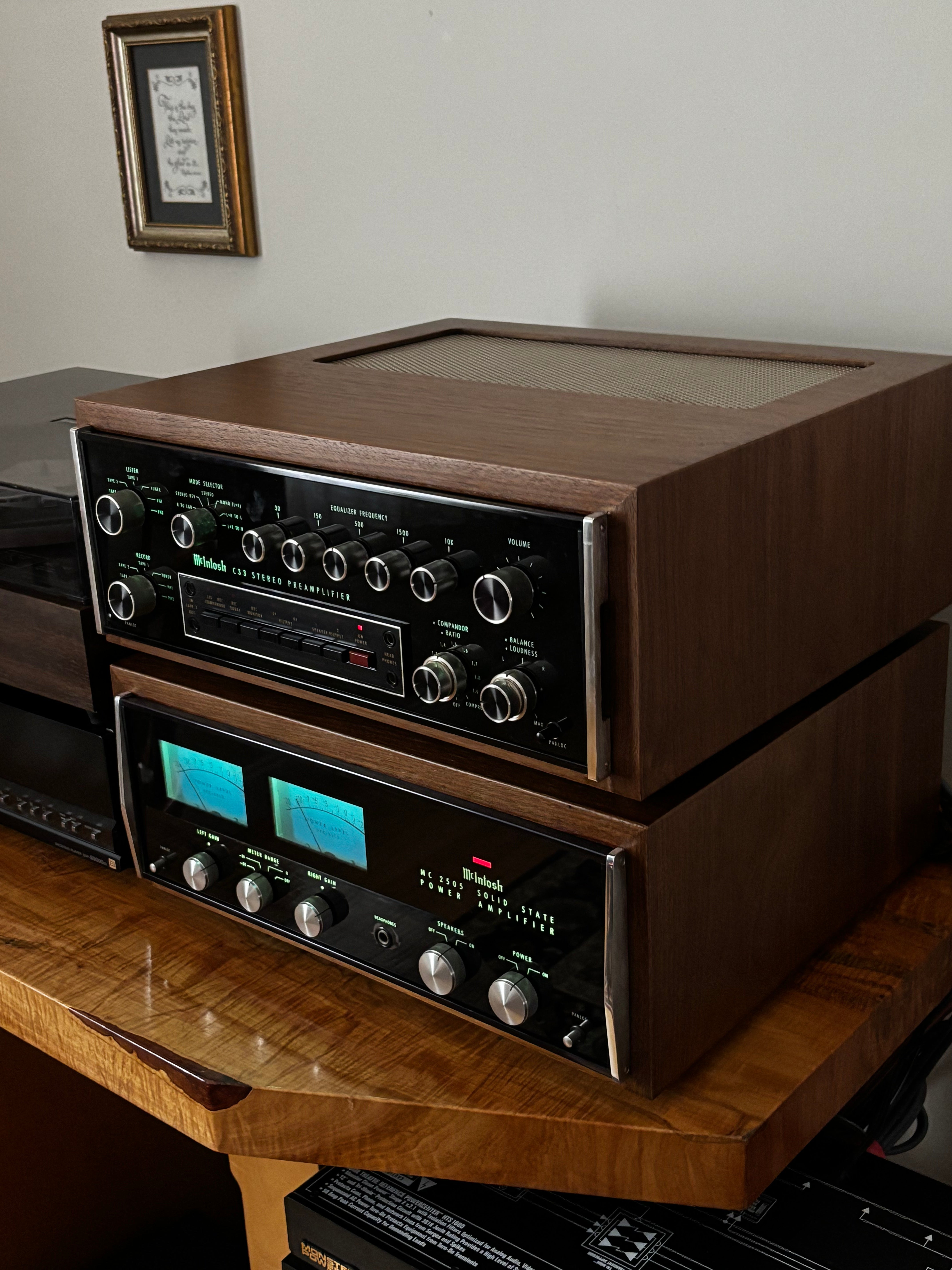McIntosh Hardwood case L12 replica for C22, C24, C26 C27, C28, C29