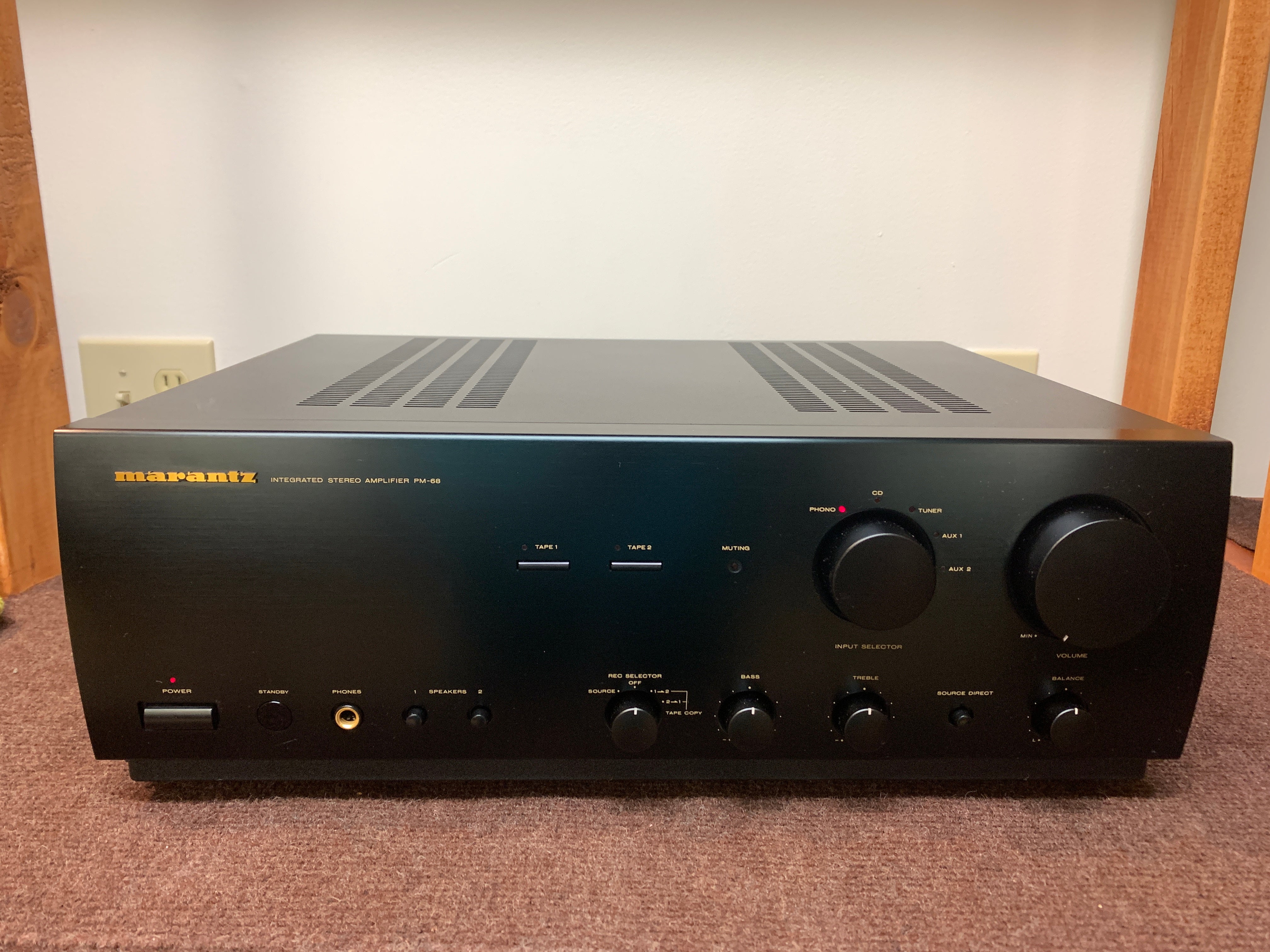 Marantz Integrated Amp PM-68 * Box – The Turntable Store