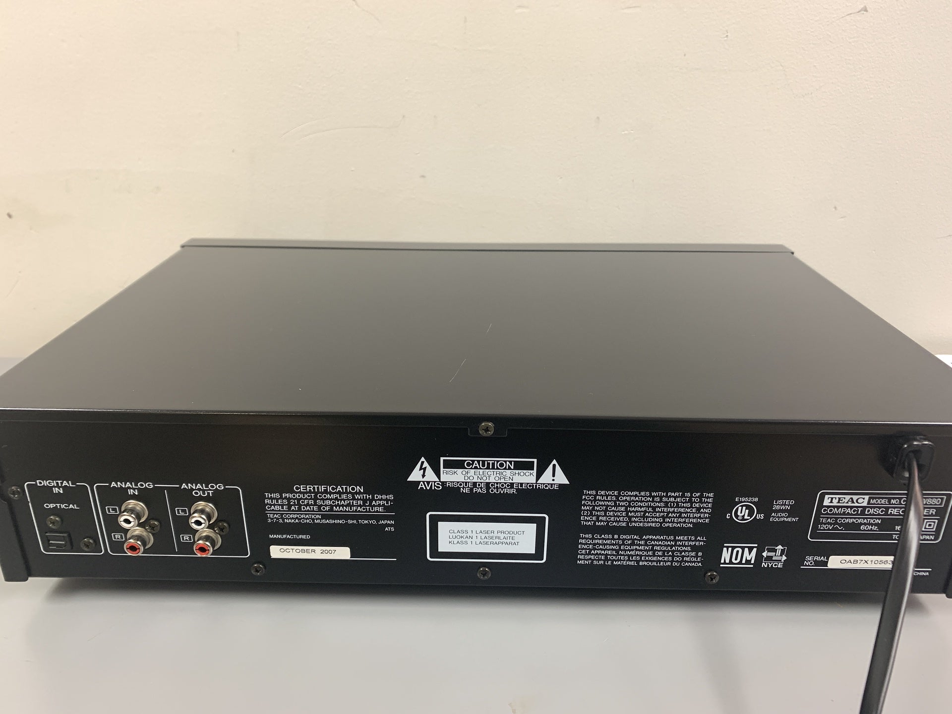 Teac CD-RW880 CD Player Recorder – The Turntable Store