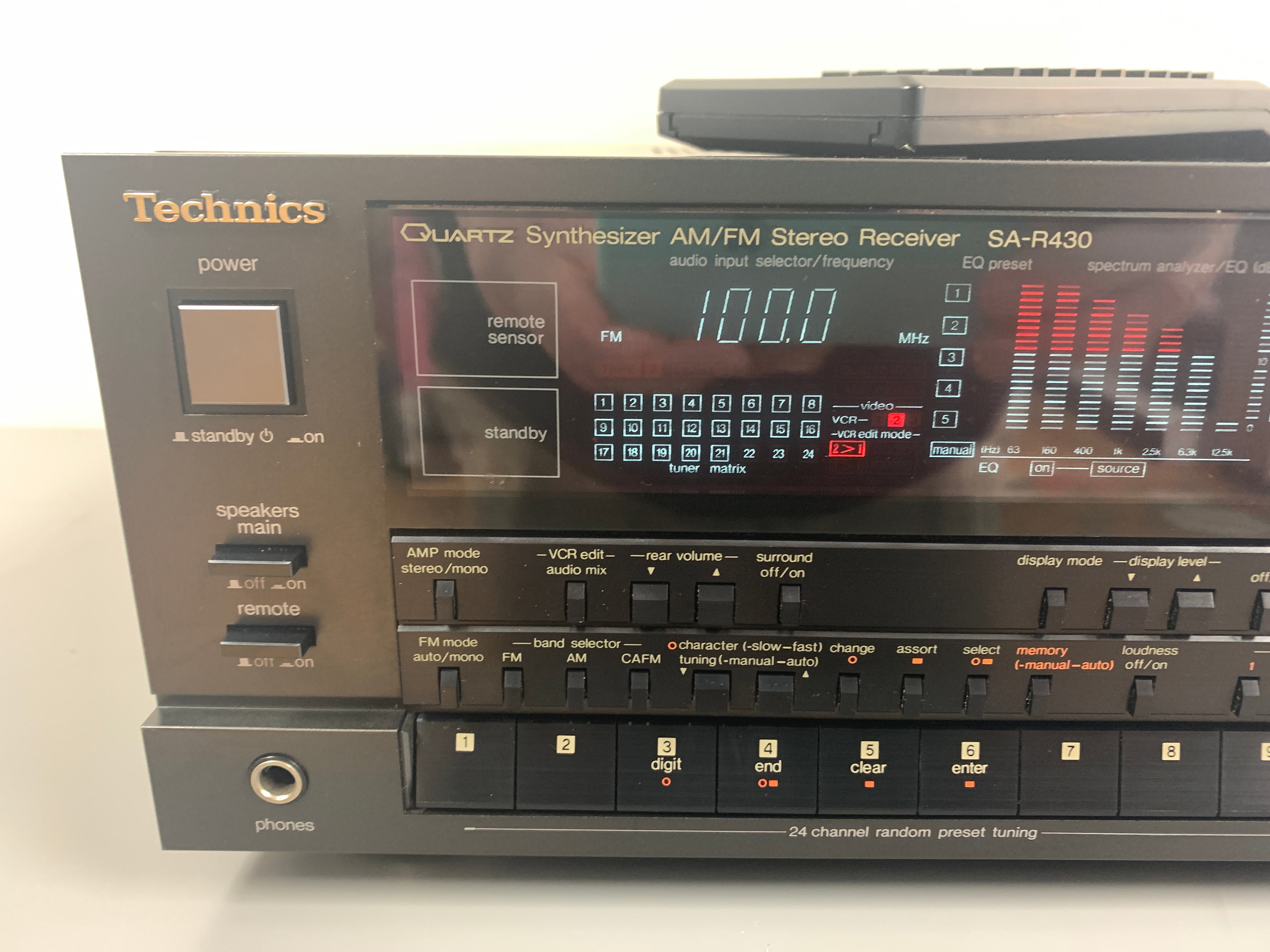Technics SA-R430 Stereo Receiver * Remote * 100W RMS – The
