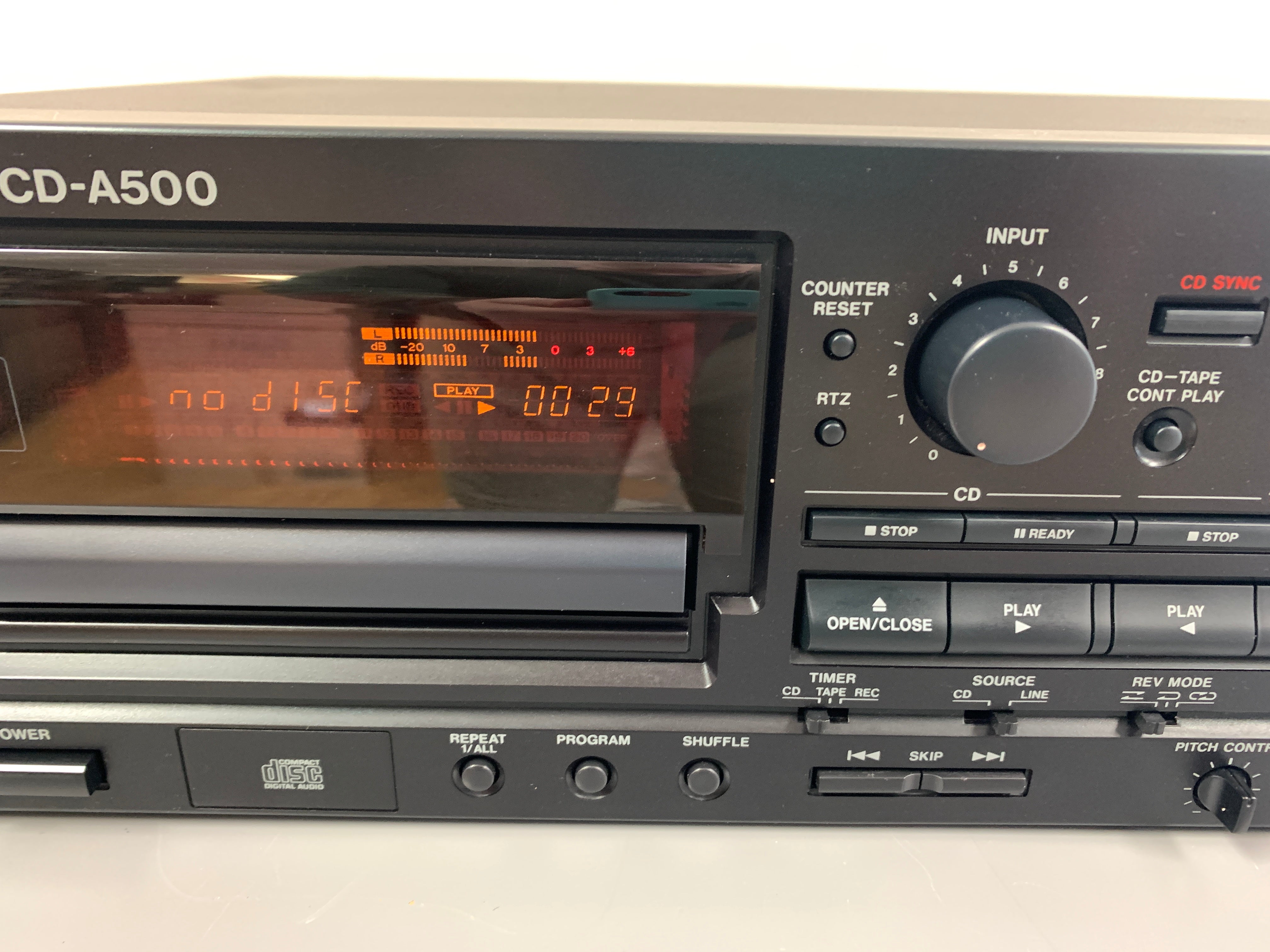 Tascam CD-A500 CD Player and Cassette Combo Player / Recorder