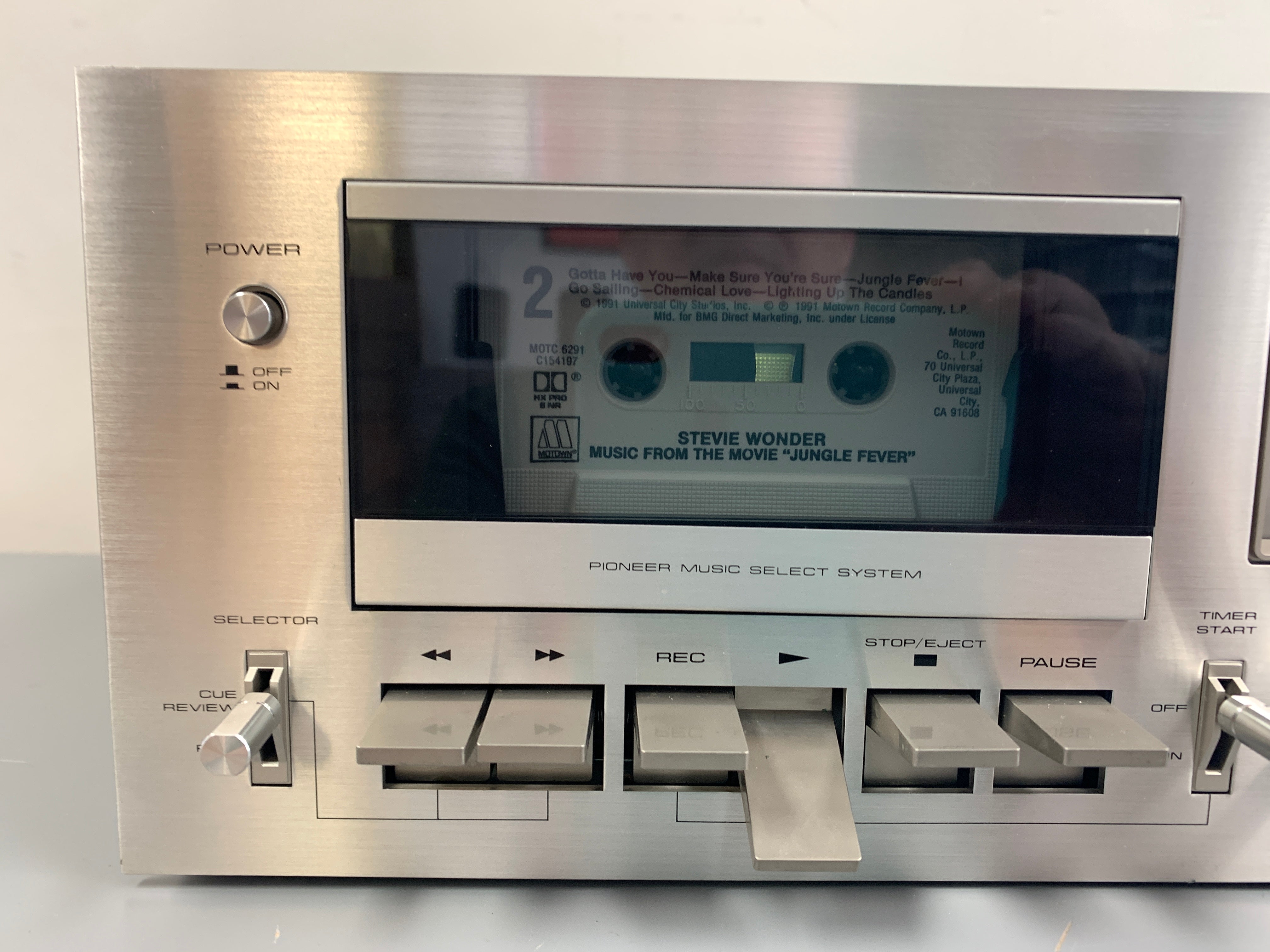 パイオニア PIONEER ステレオカセットテープデッキ CT-800 ジャンク品