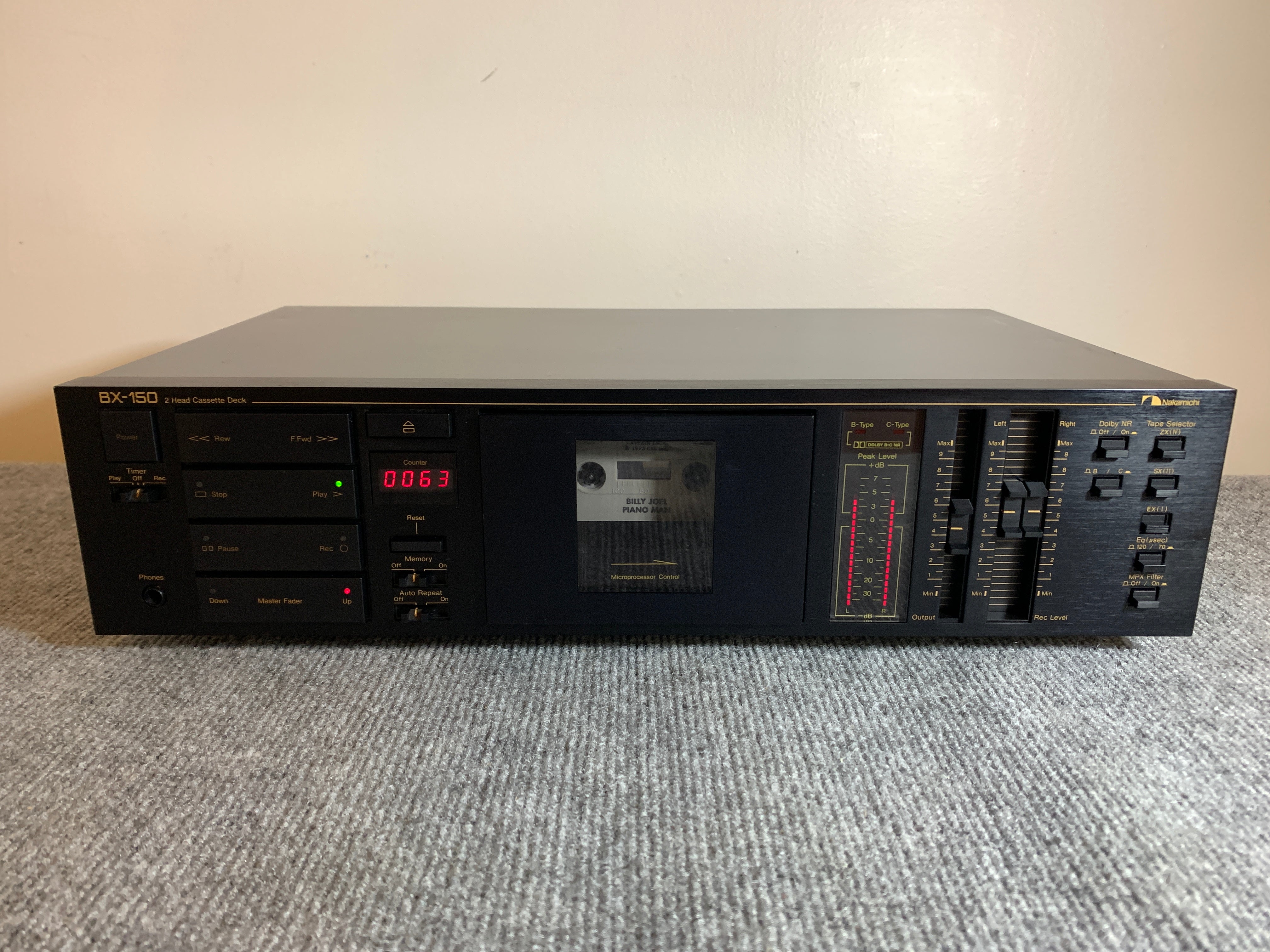 Nakamichi BX-150 Single Cassette Deck – The Turntable Store