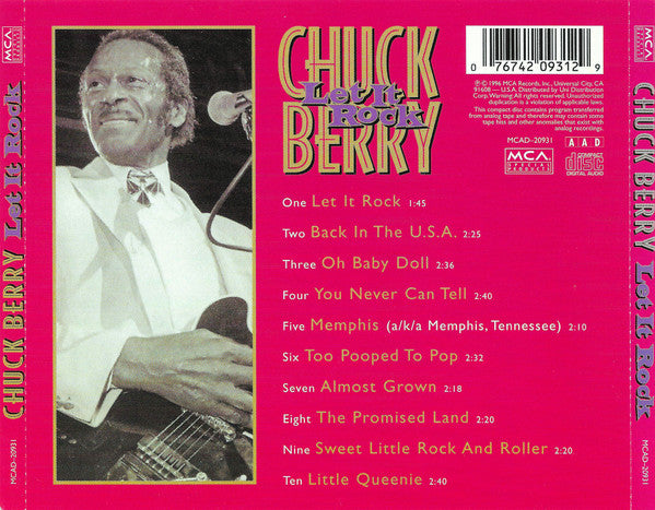 Buy Chuck Berry : Let It Rock (CD, Comp) Online for a great price