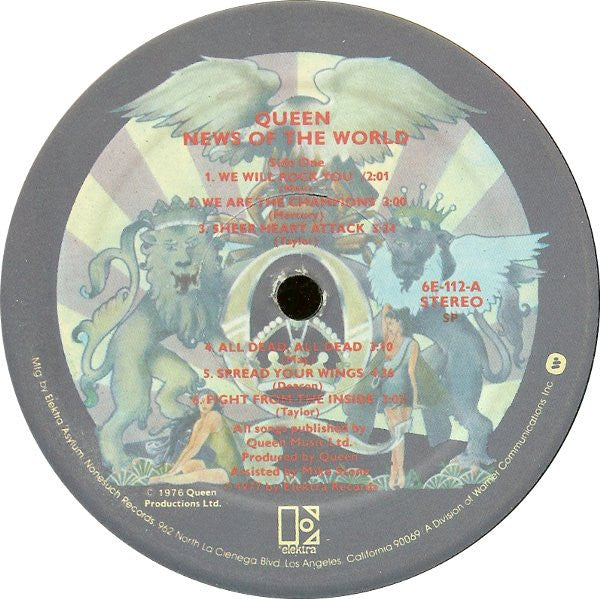 Buy Queen : News Of The World (LP, Album, SP ) Online for a great