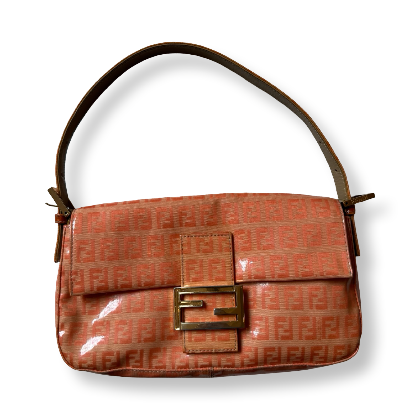 Fendi Baguette Patent Zucchino