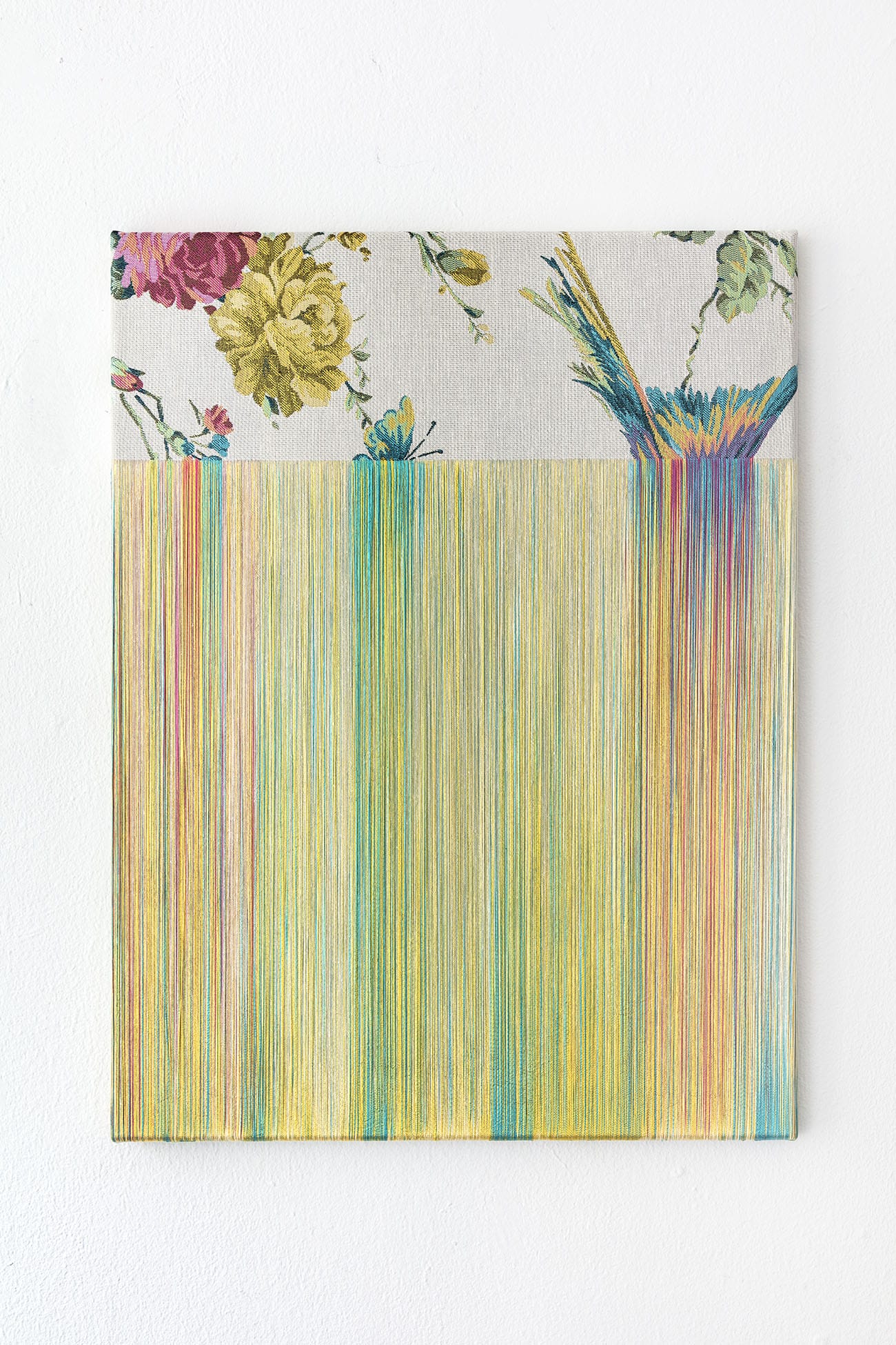 Traditional Textiles are Unraveled and Re-Woven in Installations