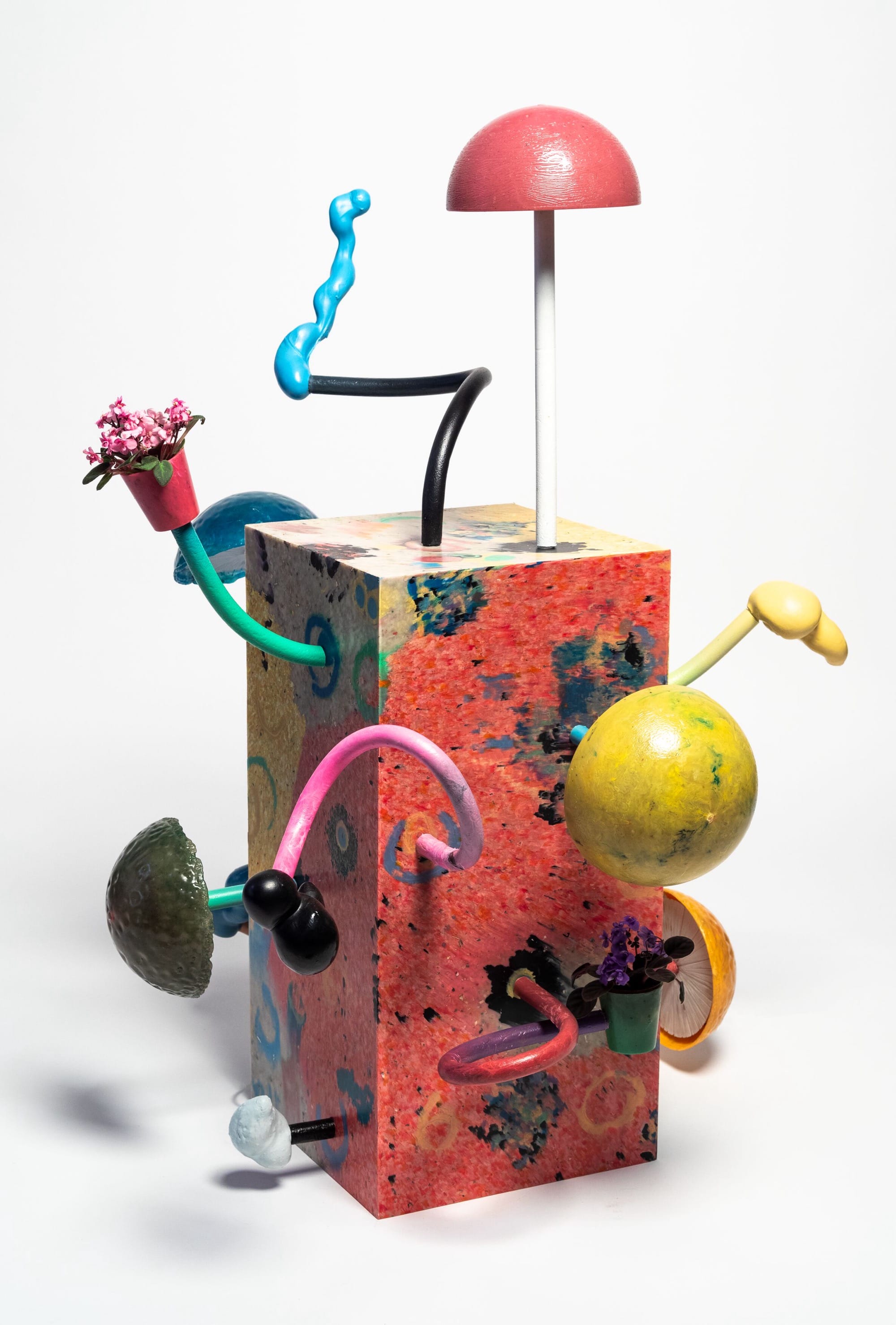 Glowing Plastic Spores Spring from Invasive Vines in Mika