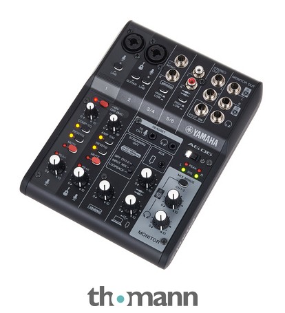 Yamaha AG06 MK2 BK – United States