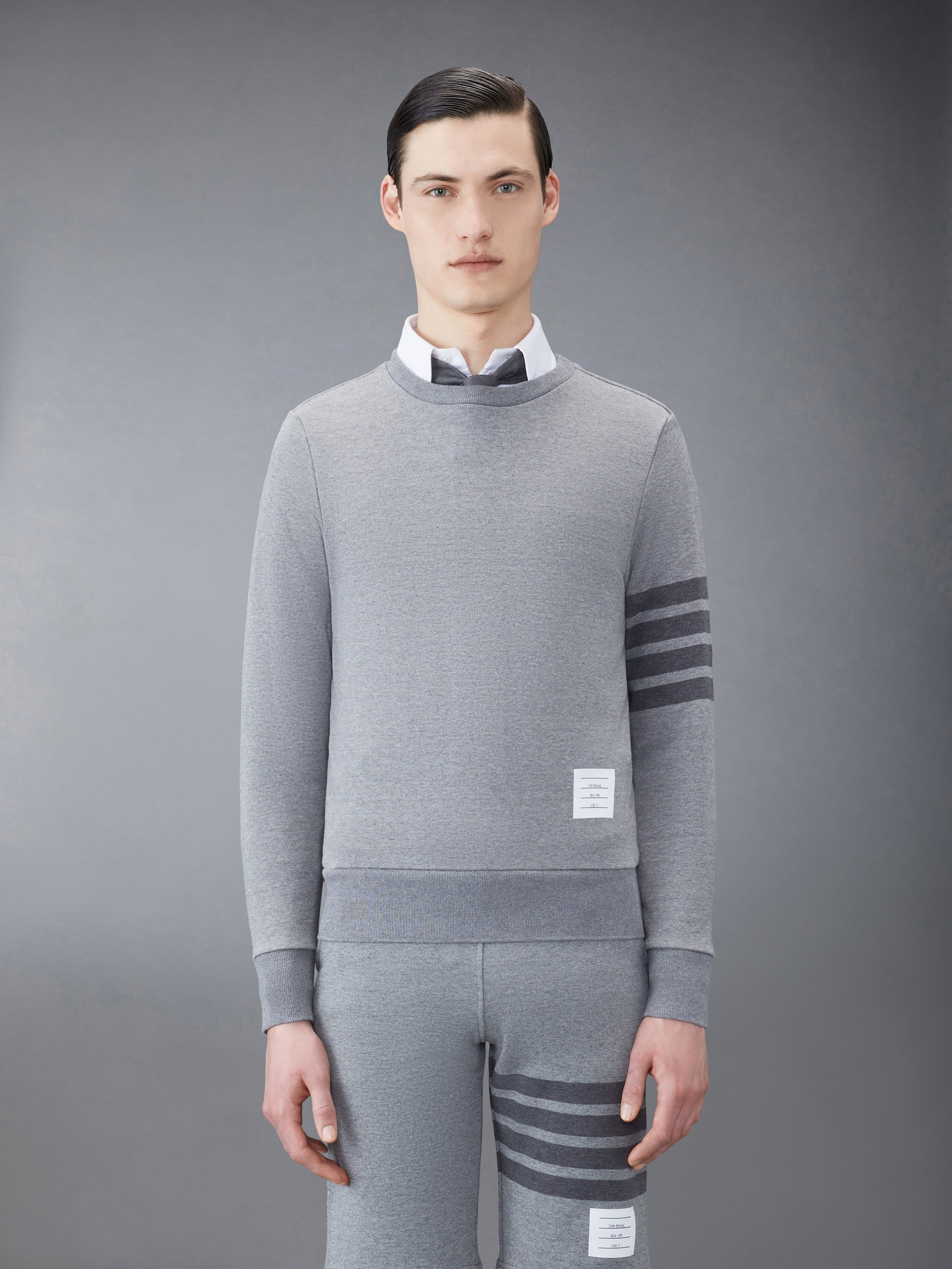 Classic Loopback 4 Bar Relaxed Sweatshirt | Thom Browne