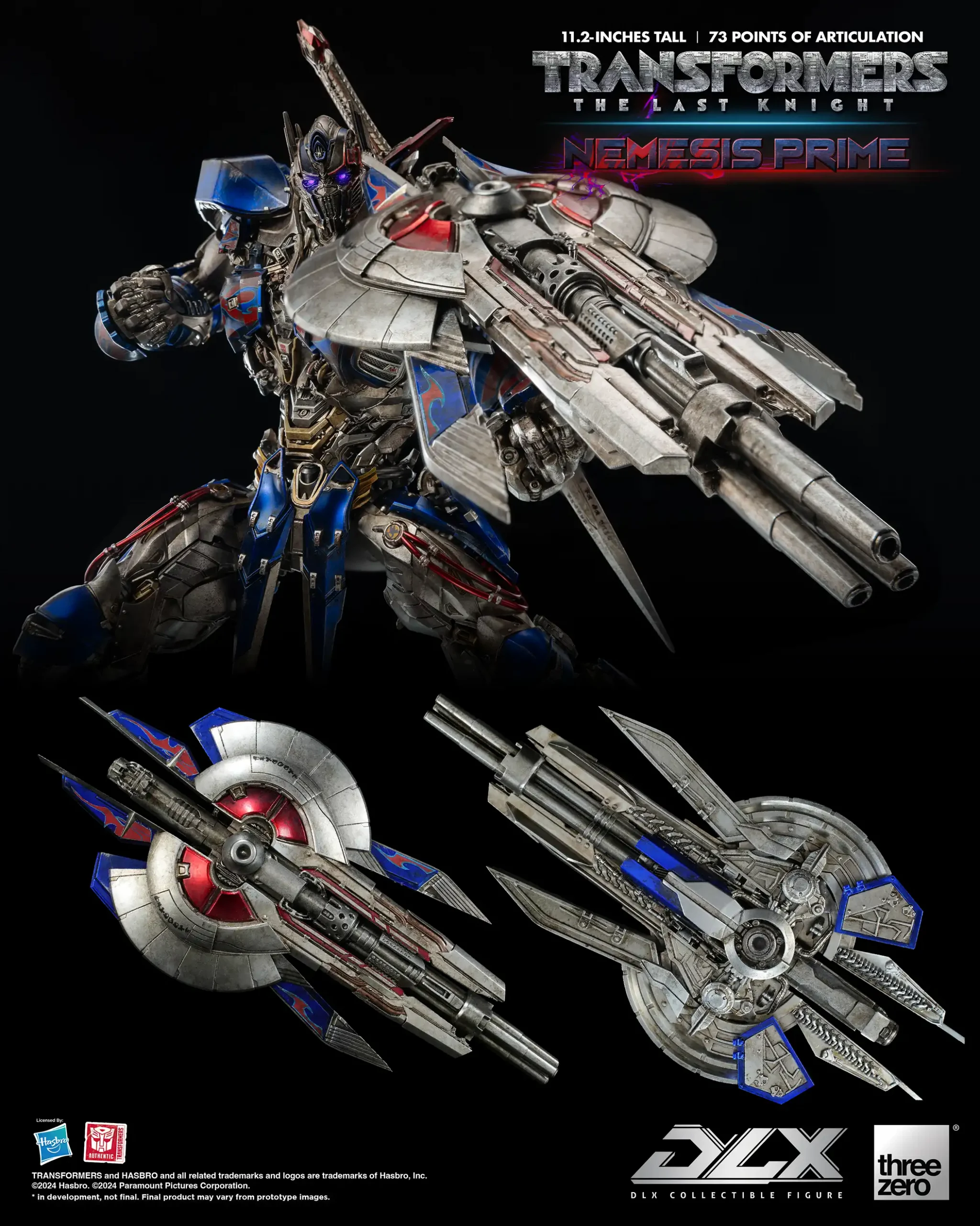 トランスフォーマー/最後の騎士王DLX ネメシスプライム – threezero store