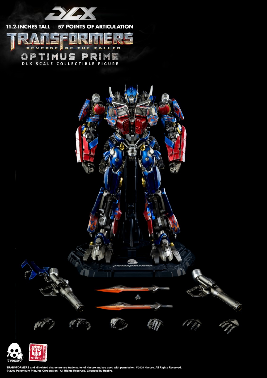 Transformers: Revenge of the Fallen DLX Optimus Prime – threezero