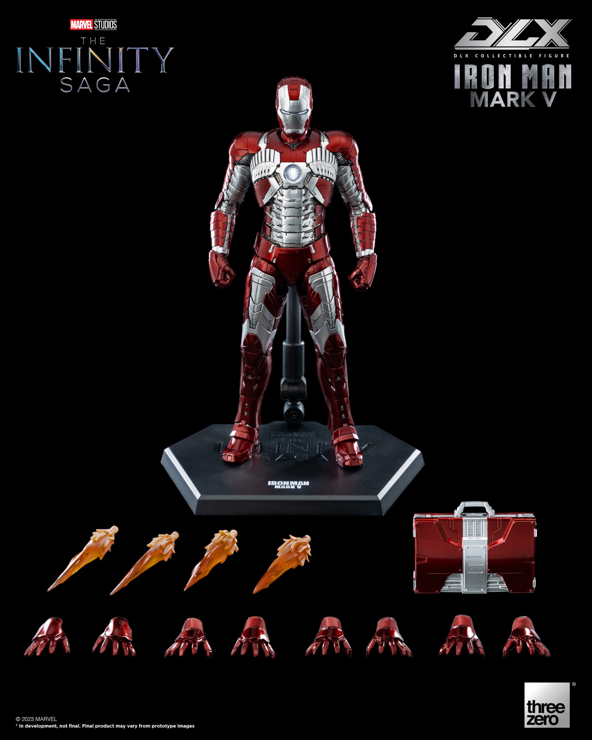 Marvel Studios: The Infinity SagaDLX Iron Man Mark 5 – threezero store